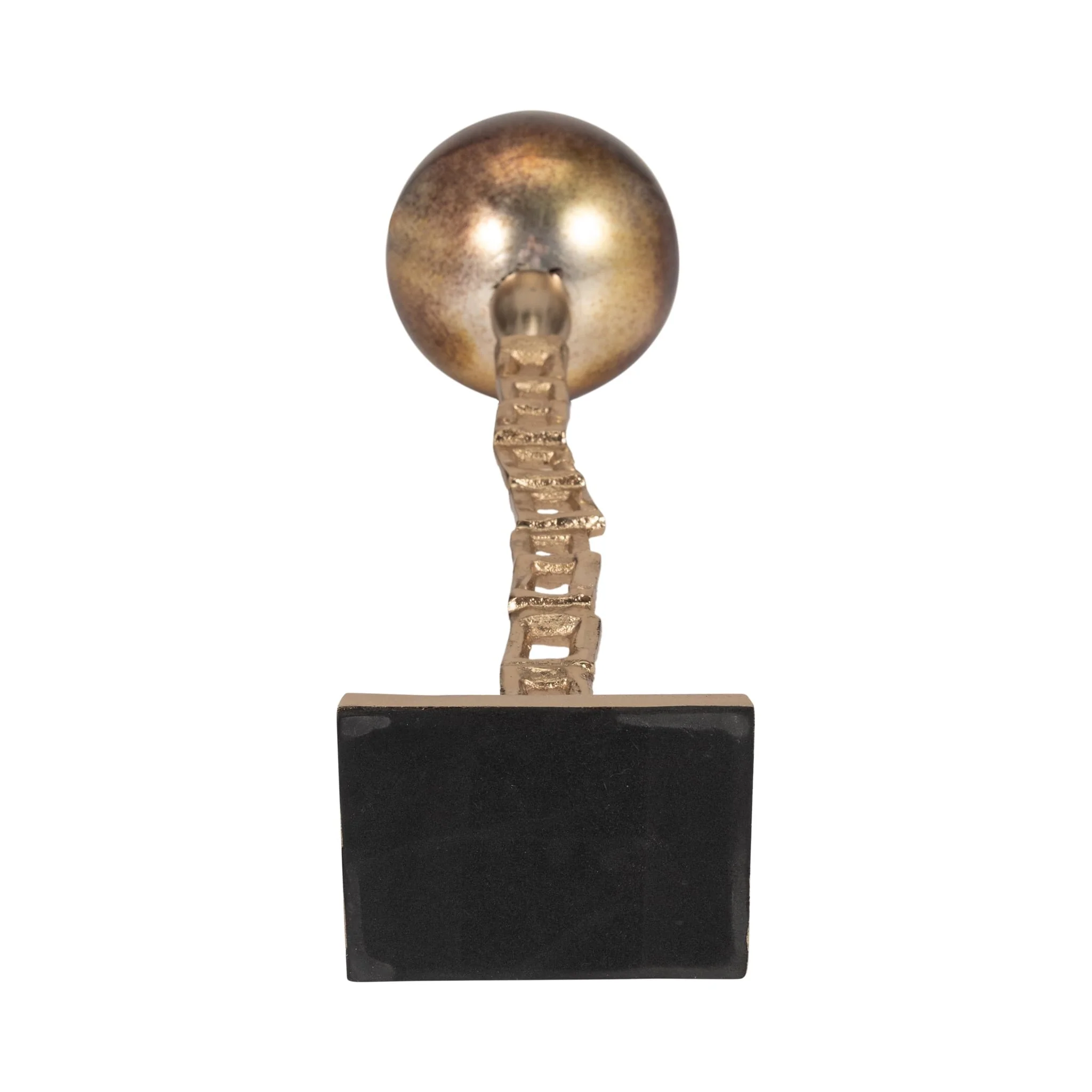 Metal, 20" Tealight Holder W/ Base, Gold - Image 6