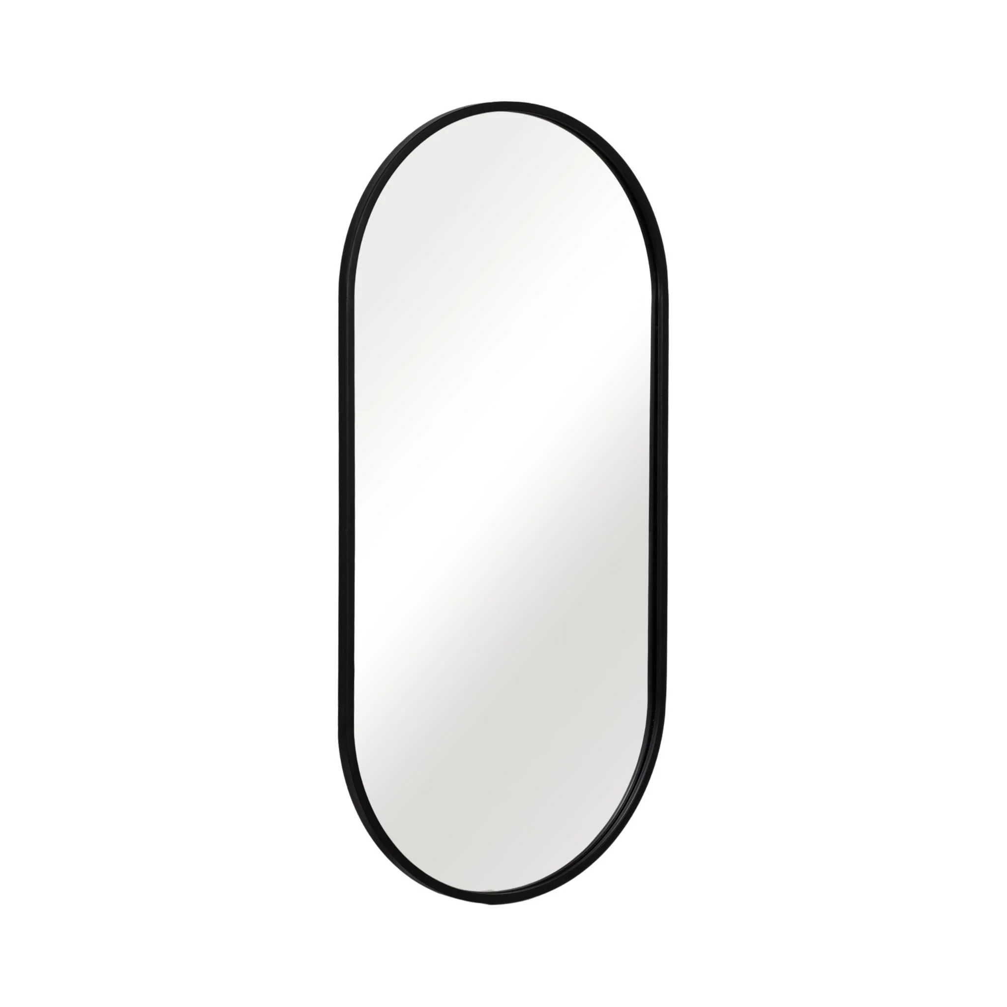 Metal, 20x40 Capsule Mirror, Black - Image 2