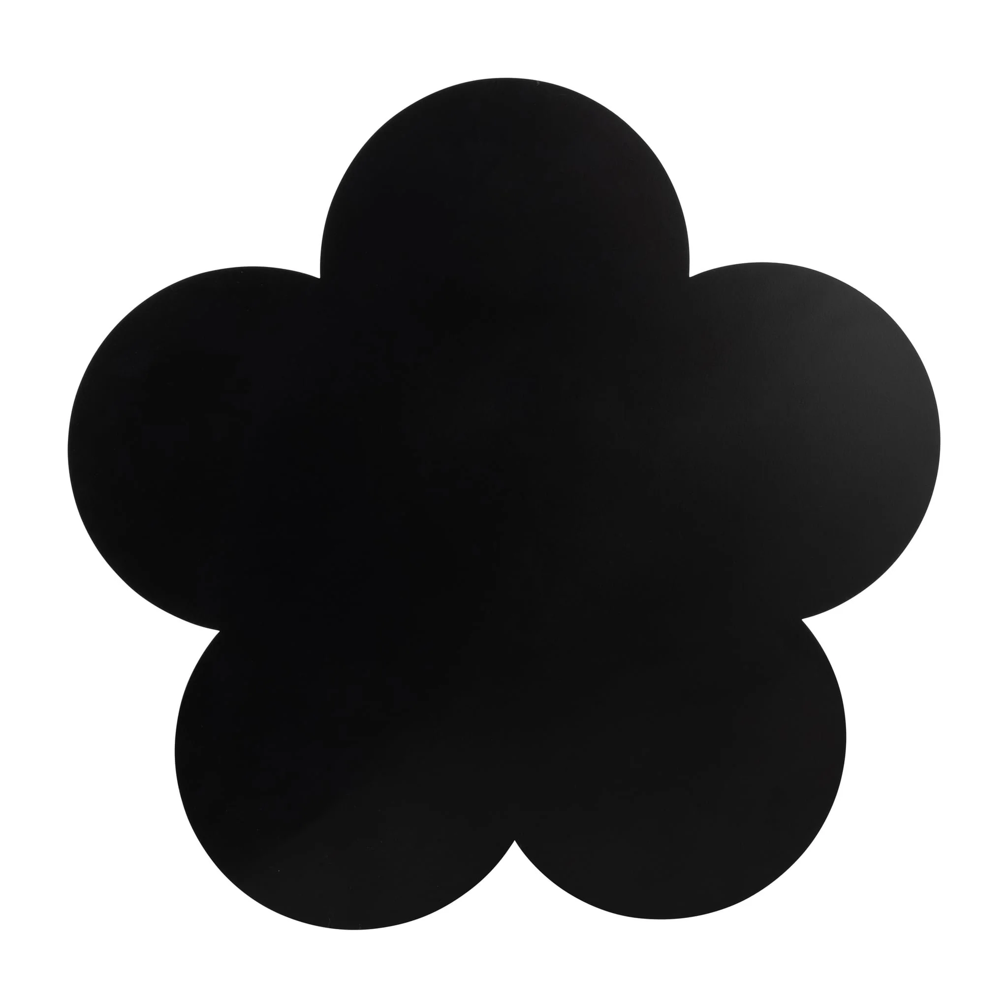 Metal, 22"dx21"h Clover Shaped Side Table,black Kd - Image 5