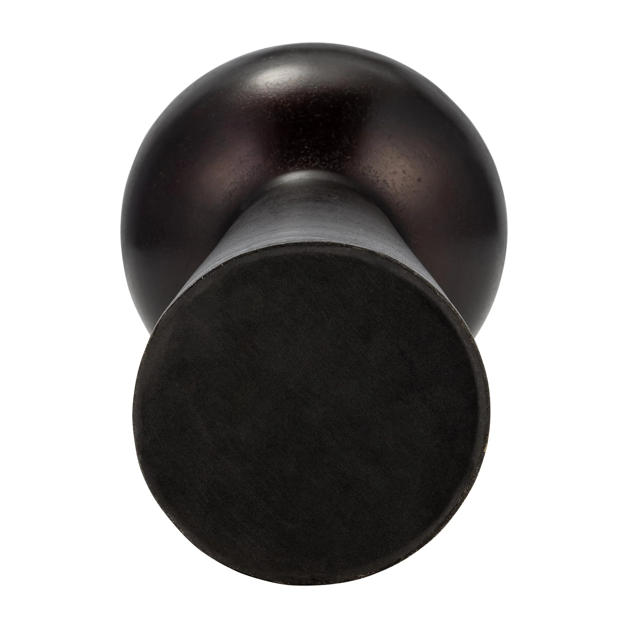 Metal, 22"h Vintage Vase, Bronze - Image 5
