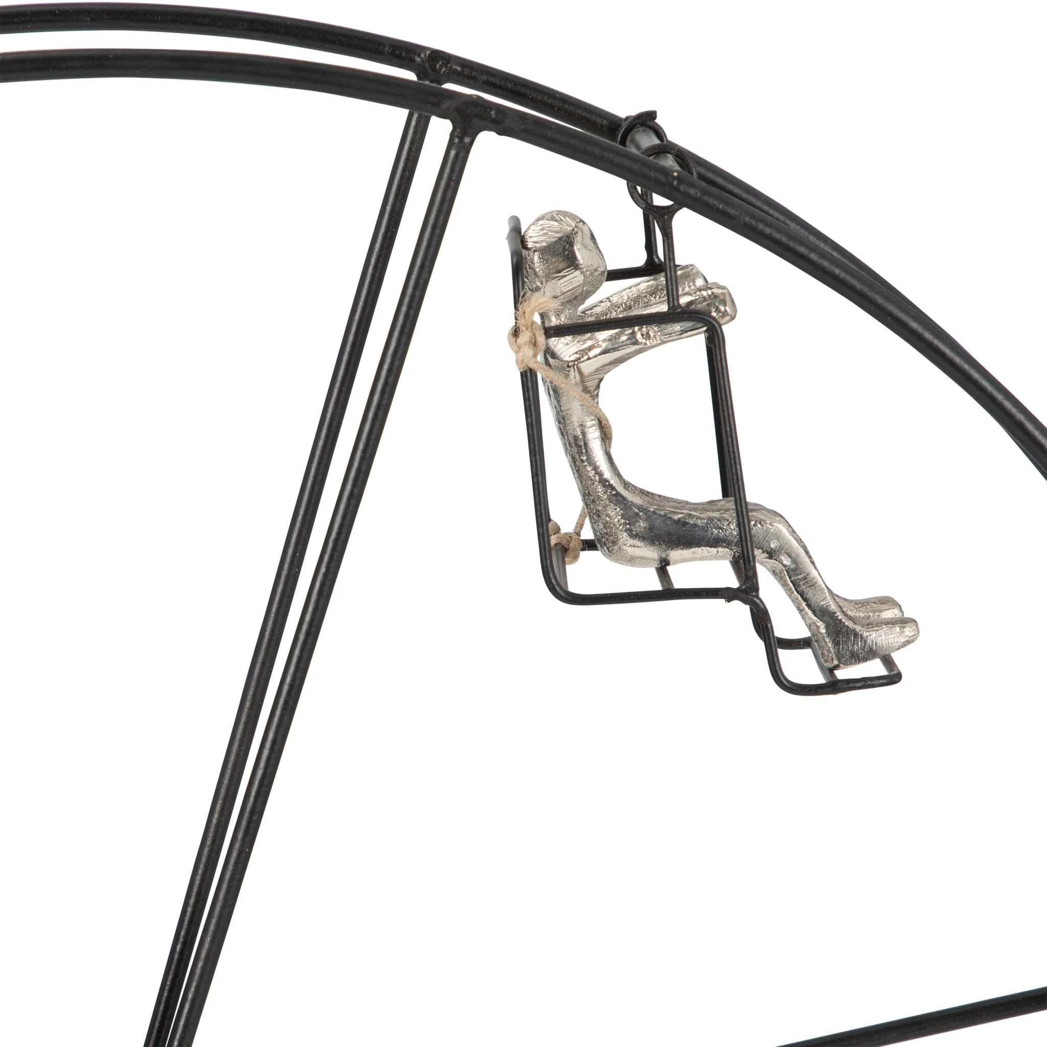 Metal, 23" Ferris Wheel, Black - Image 5