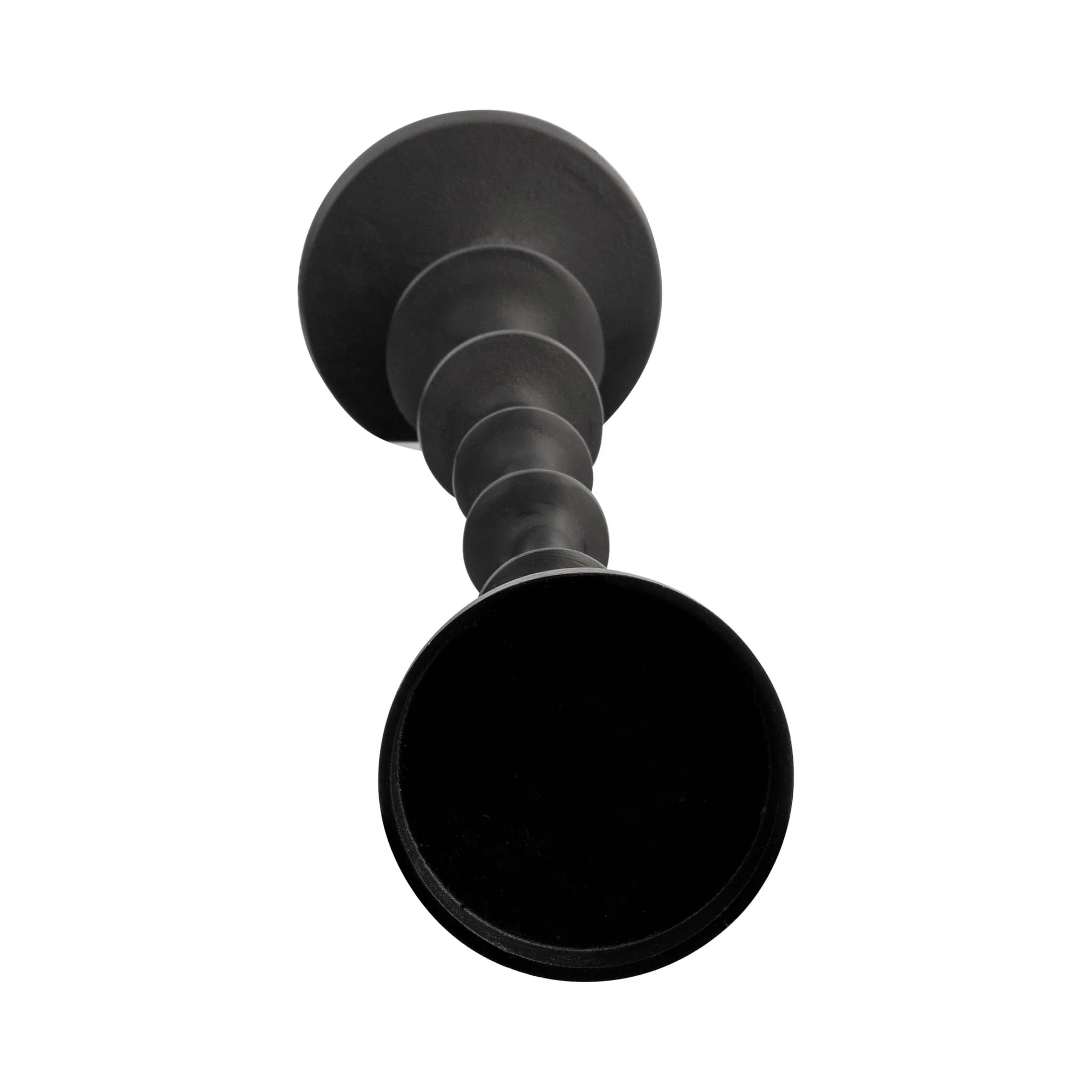 Metal, 30" Abacus Floor Pillar Candleholder, Black - Image 5