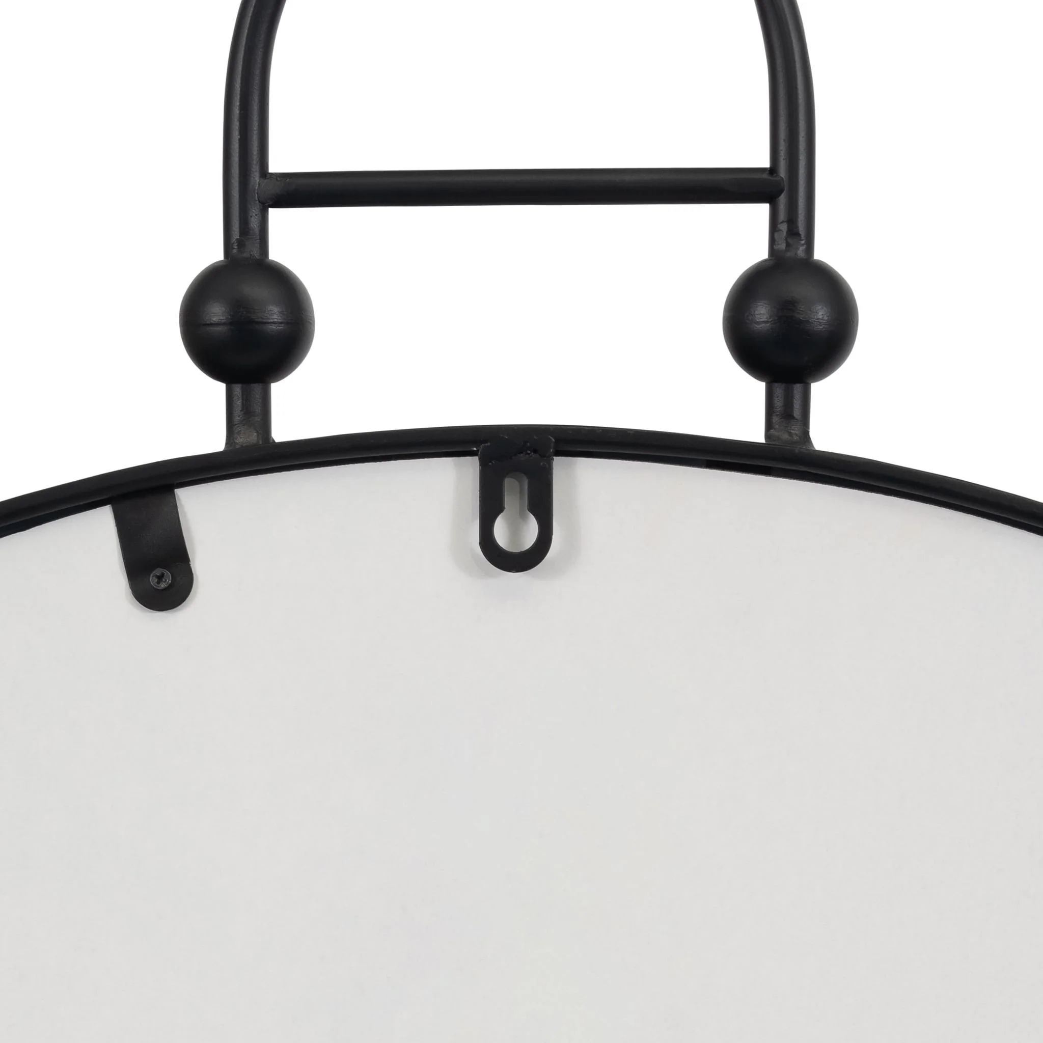 Metal, 31" Mirror Metal Hoop, Black Wb - Image 5