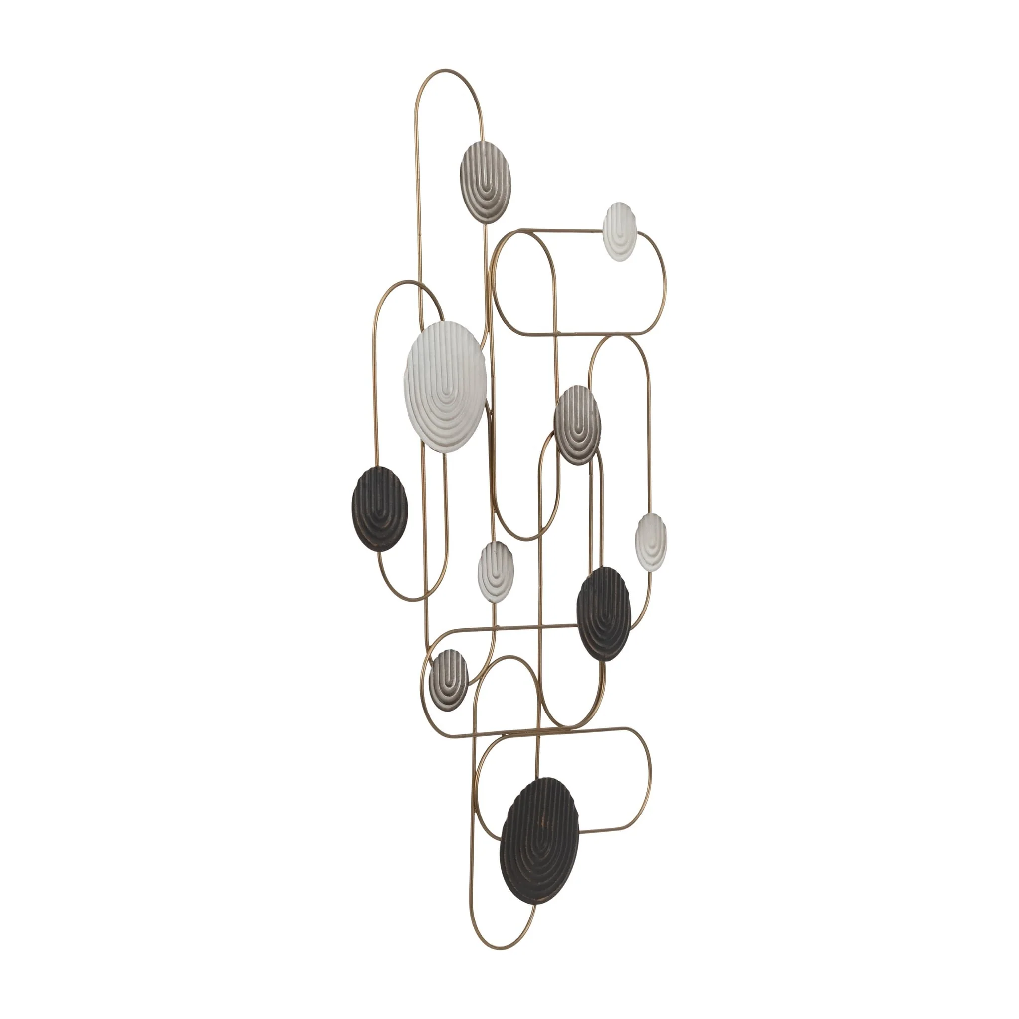 Metal, 33" Arch Discs Wall Decor, Multi Wb - Image 2