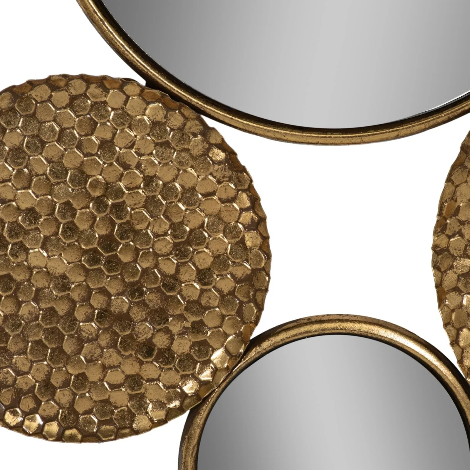 Metal 39" Mirrored Wall Decor,gold, Wb - Image 6