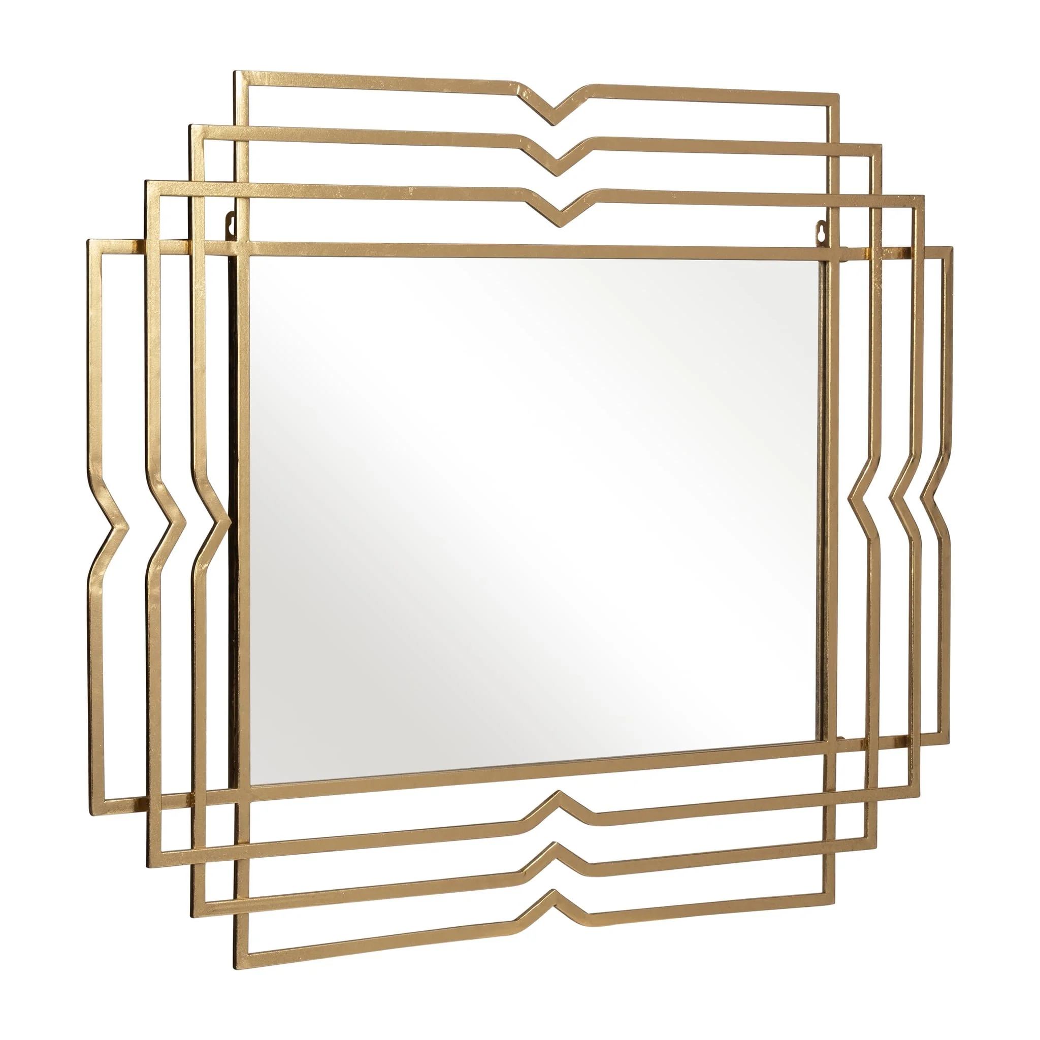 Metal 39" Rectangular Mirror,gold - Image 2