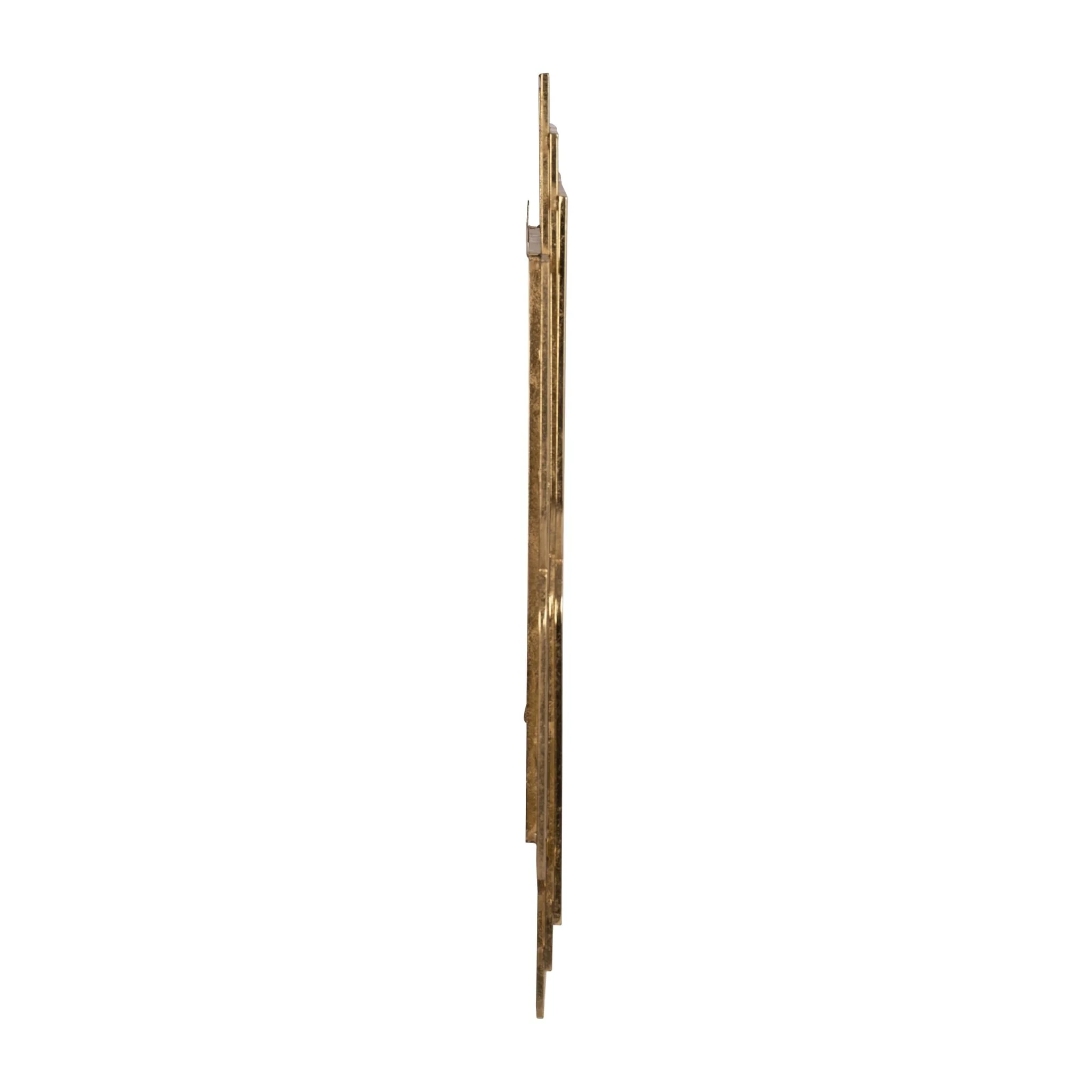 Metal 39" Rectangular Mirror,gold - Image 3
