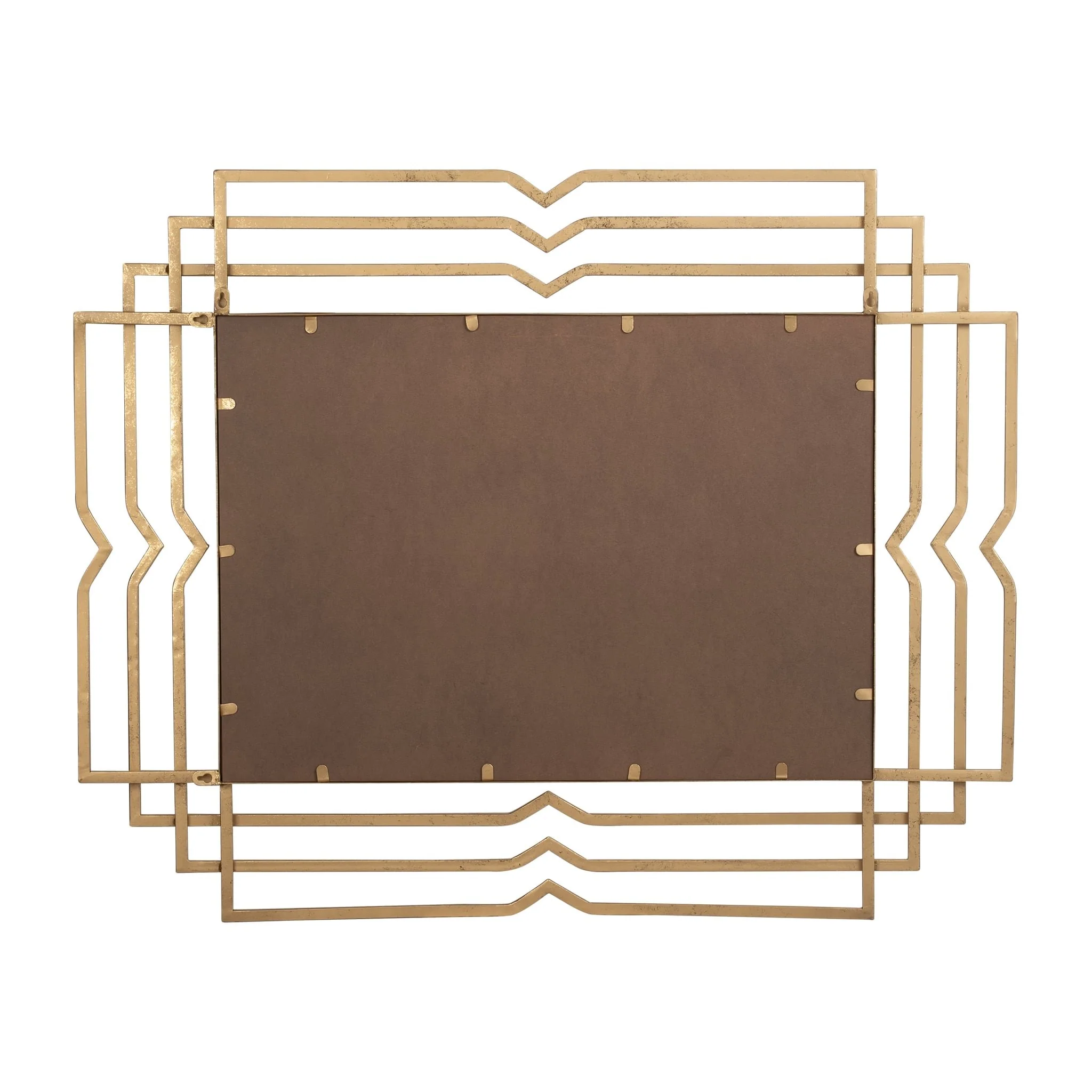 Metal 39" Rectangular Mirror,gold - Image 5