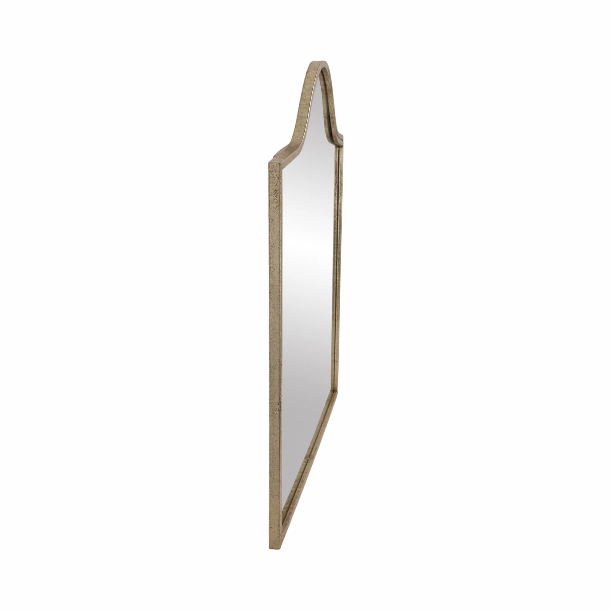 Metal, 39x30 Arch Mirror, Gold - Image 3