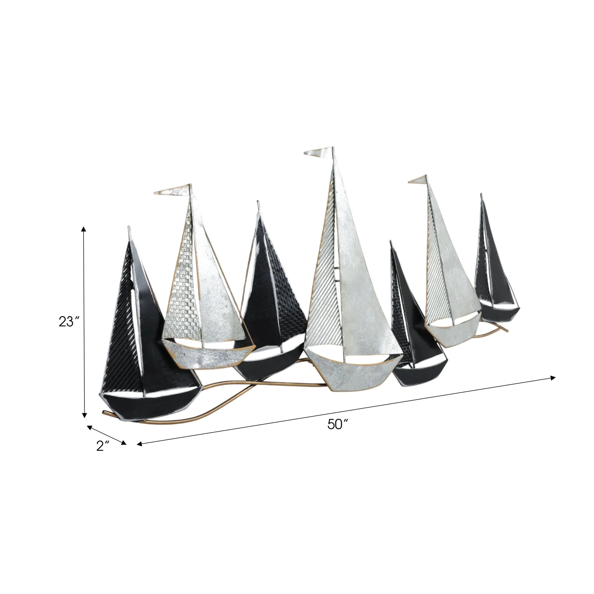 Metal 50" Sailboats, Multi Wb - Image 7