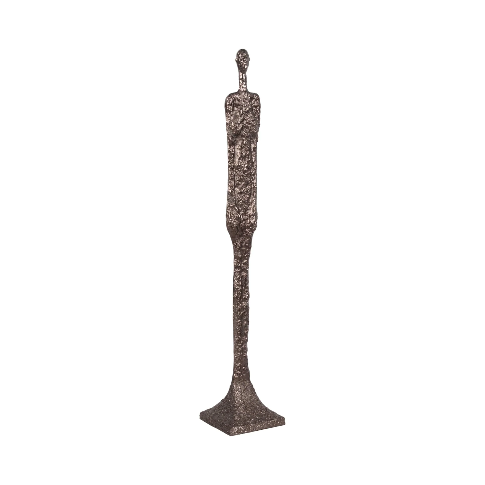 Metal, 59" Tribal Floor Sculpture, Bronze - Image 2