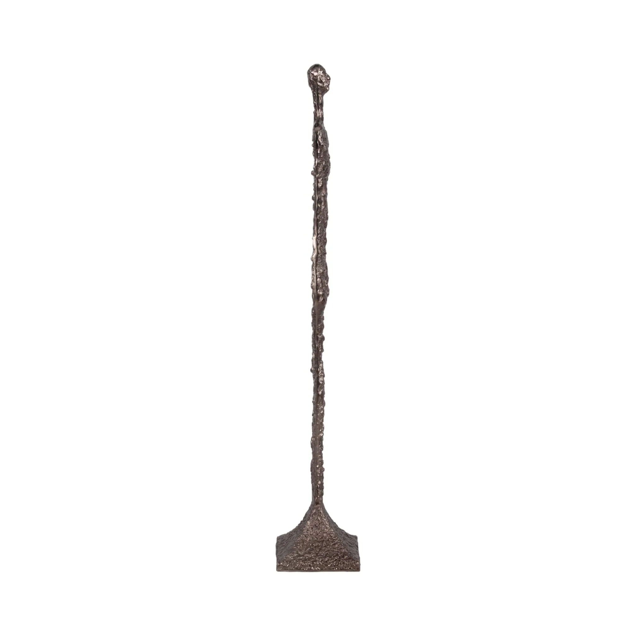 Metal, 59" Tribal Floor Sculpture, Bronze - Image 3