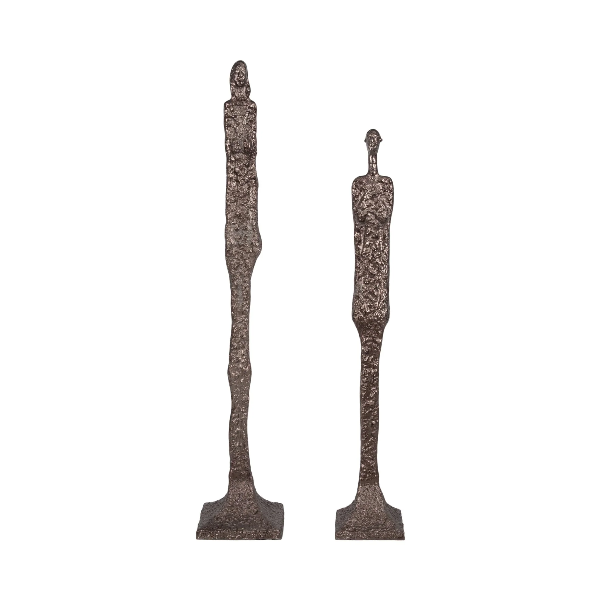Metal, 59" Tribal Floor Sculpture, Bronze - Image 7