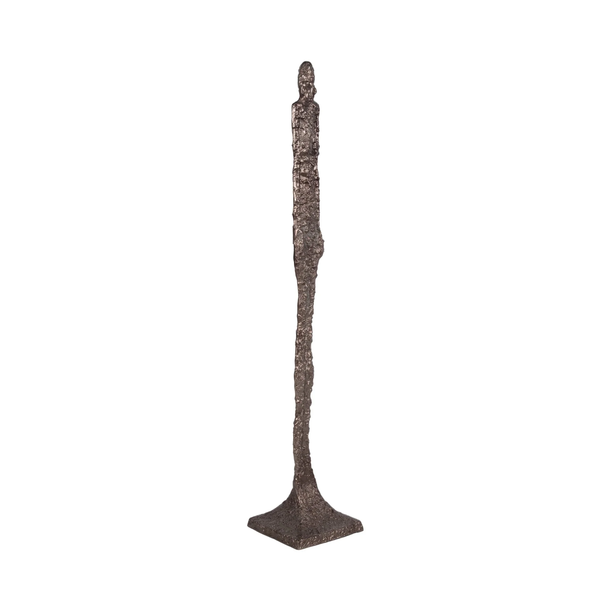 Metal, 69" Tribal Floor Sculpture, Bronze - Image 2