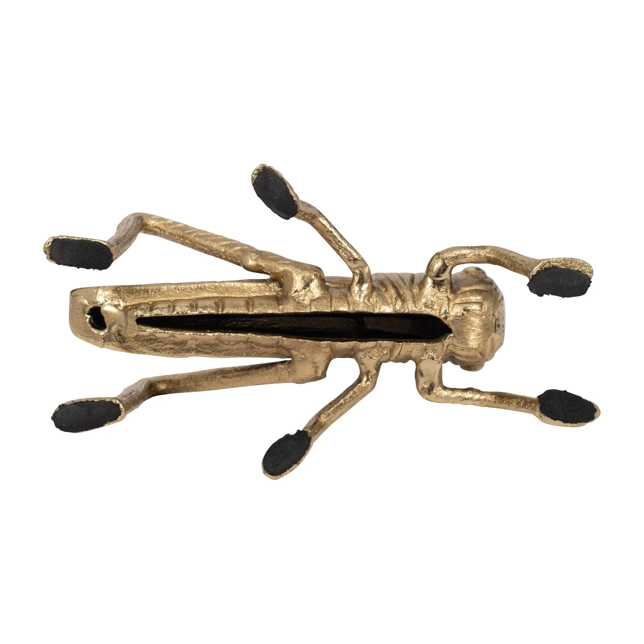 Metal, 9" Grasshopper, Gold - Image 6