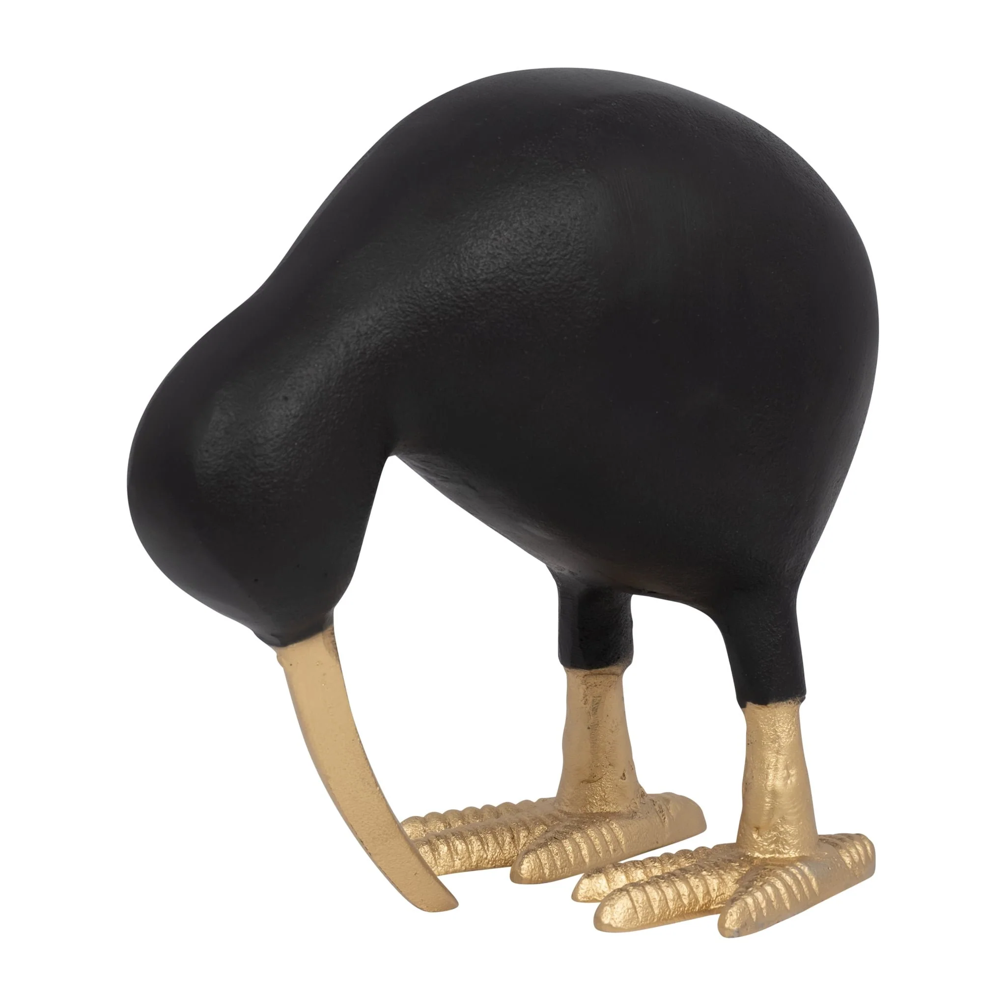 Metal, 9" Kiwi Mom, Black/gold - Image 2