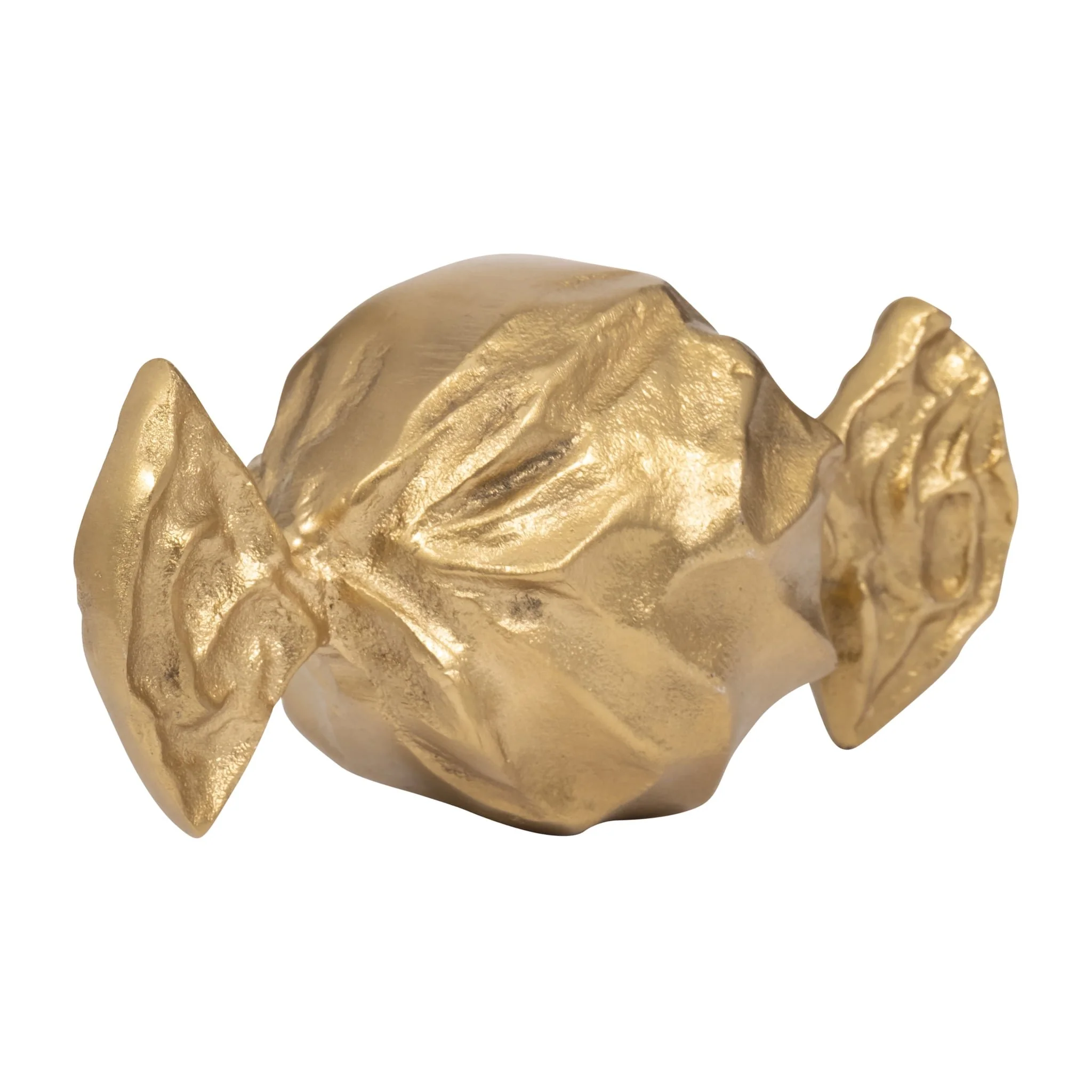 Metal, 9" Wrapped Candy, Gold - Image 2