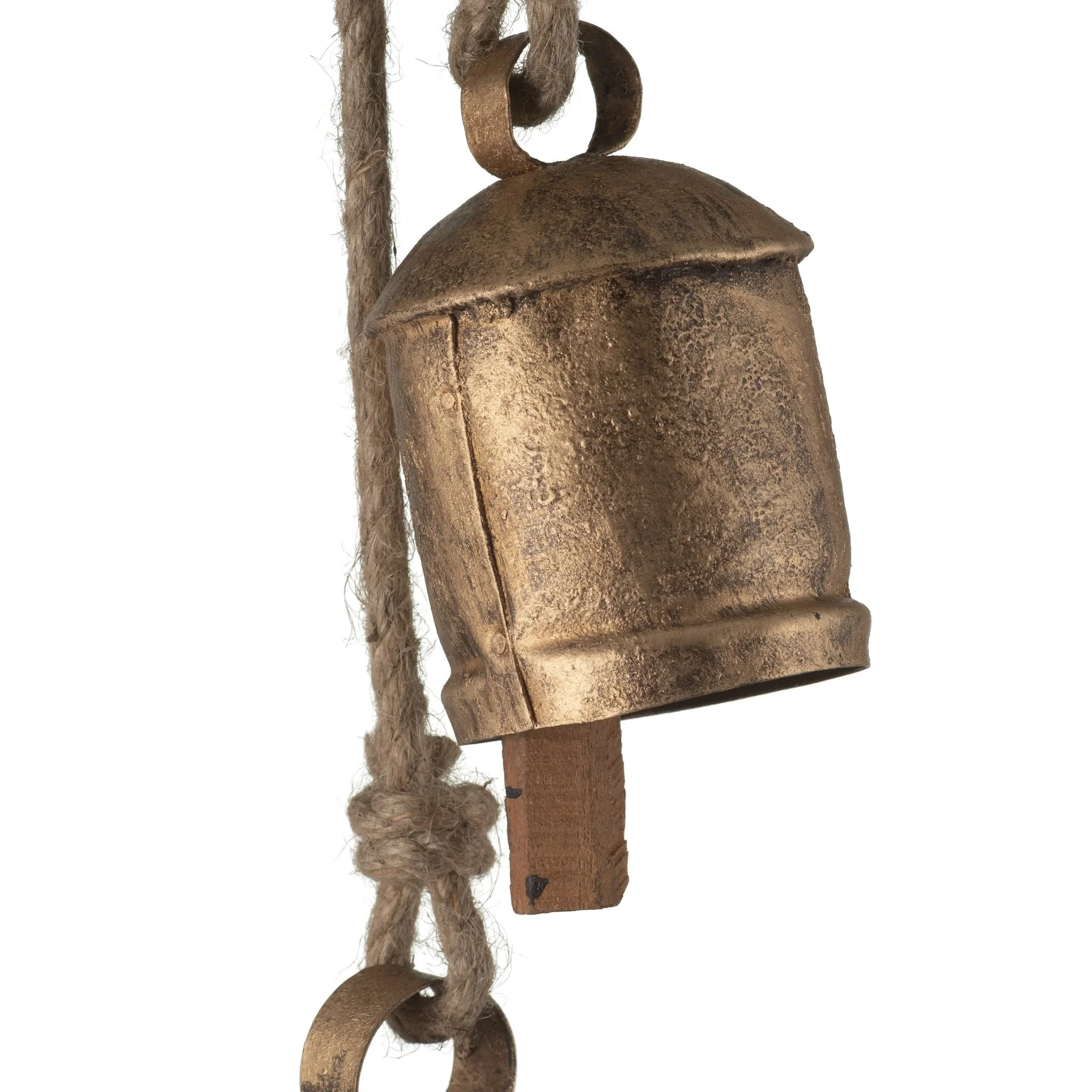 Metal/cer, 28" Bell Clusters, Gold/white - Image 5