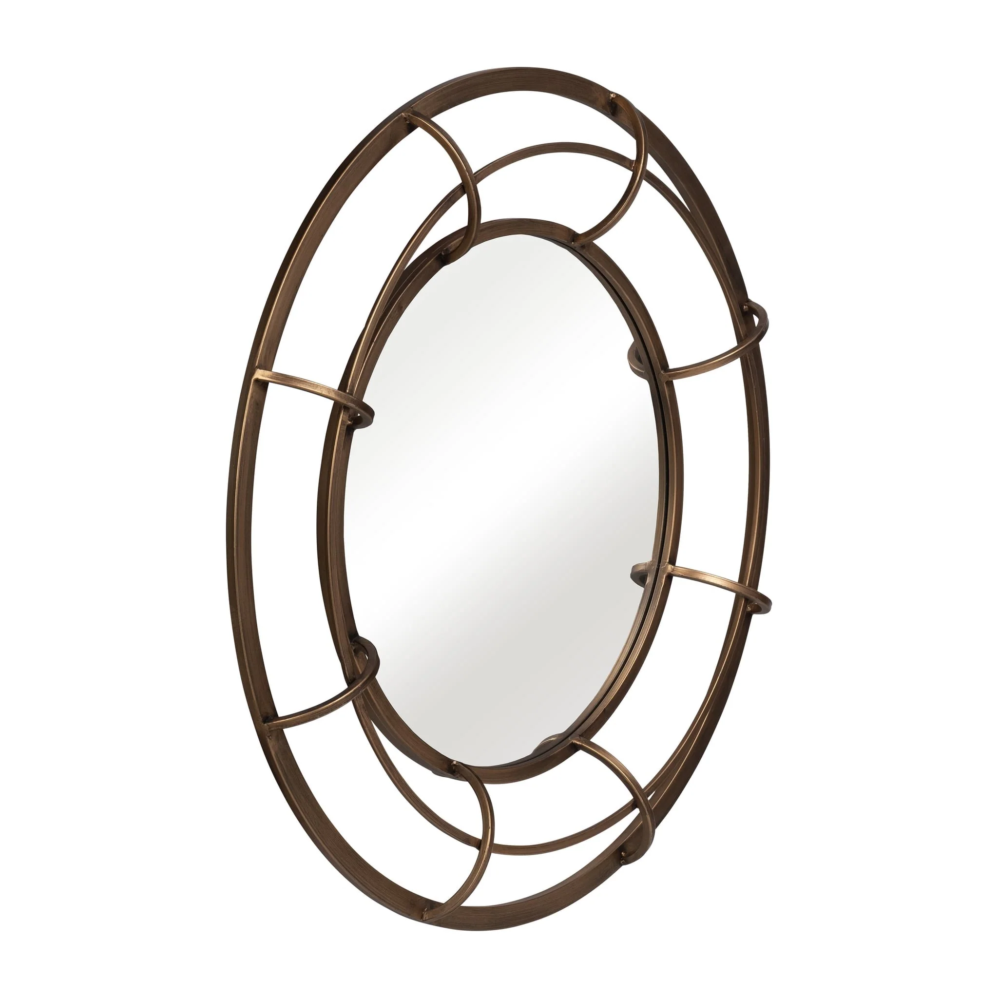 Metal Frame 28" Wall Mirror ,gold - Wb - Image 2