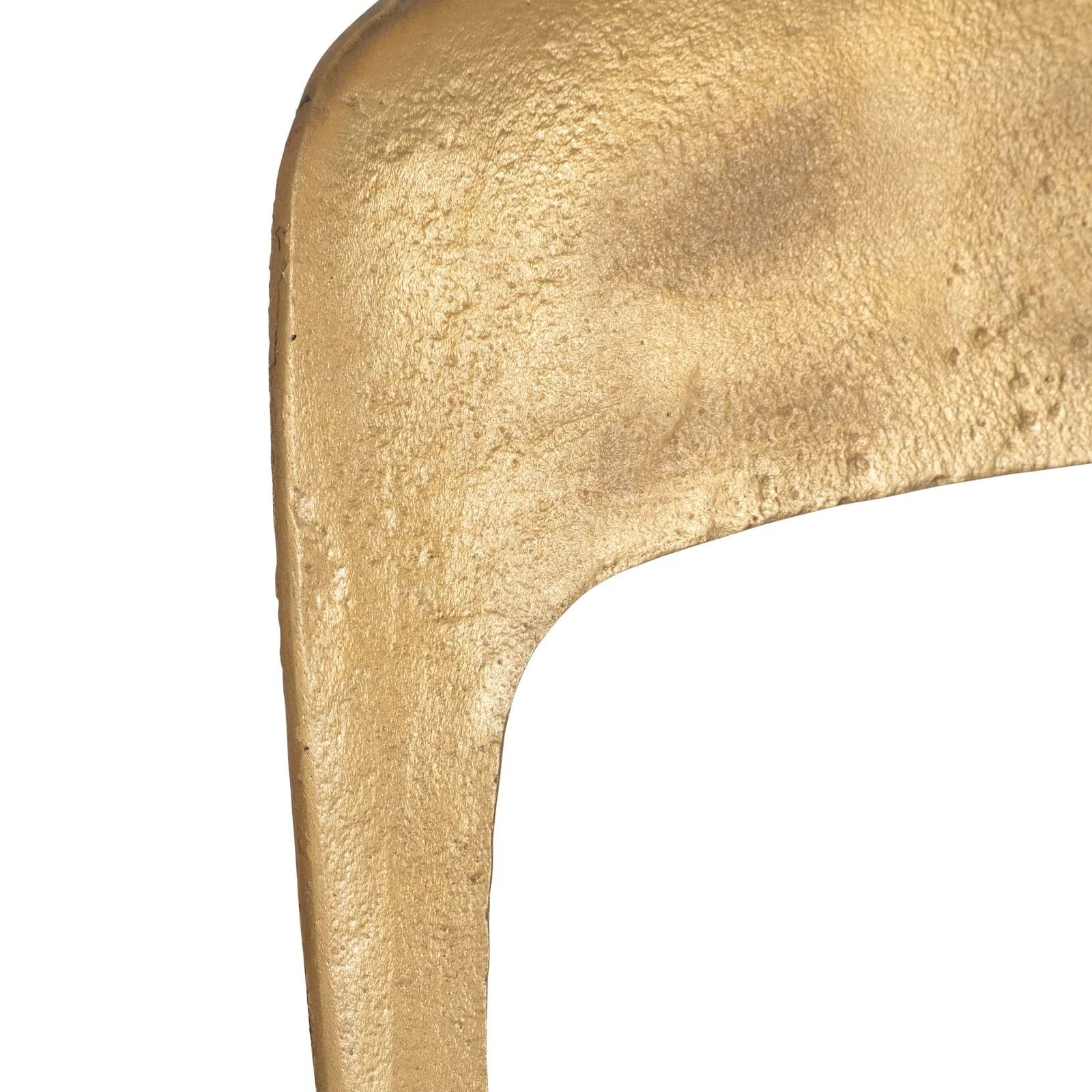 Metal/marble, 26" Table Top Deco, Gold - Kd - Image 5