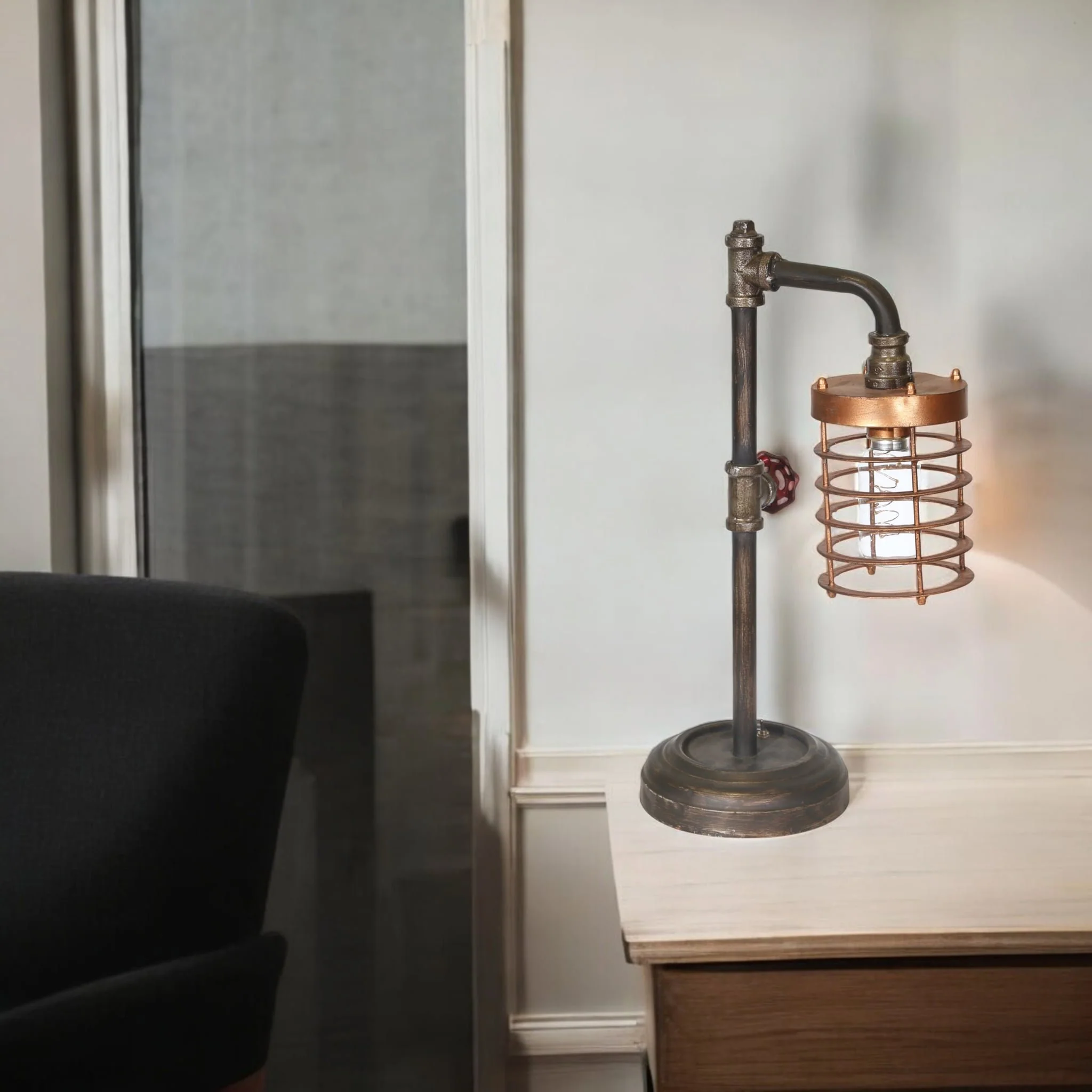 Metal, Pipe  Bo Table Lamp - Image 11