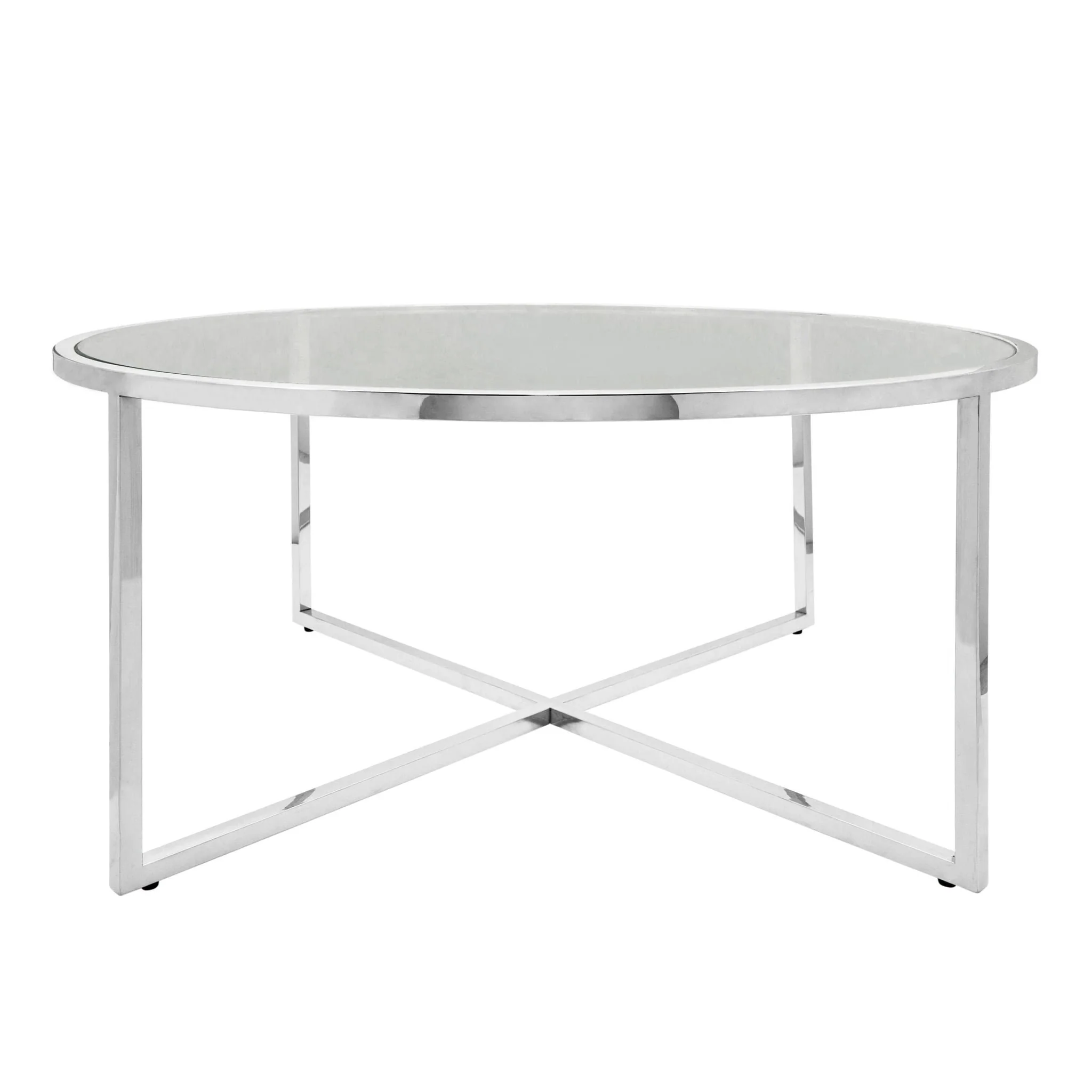 Metal Pull Out Coffee Table, Silver 2boxes - Image 6
