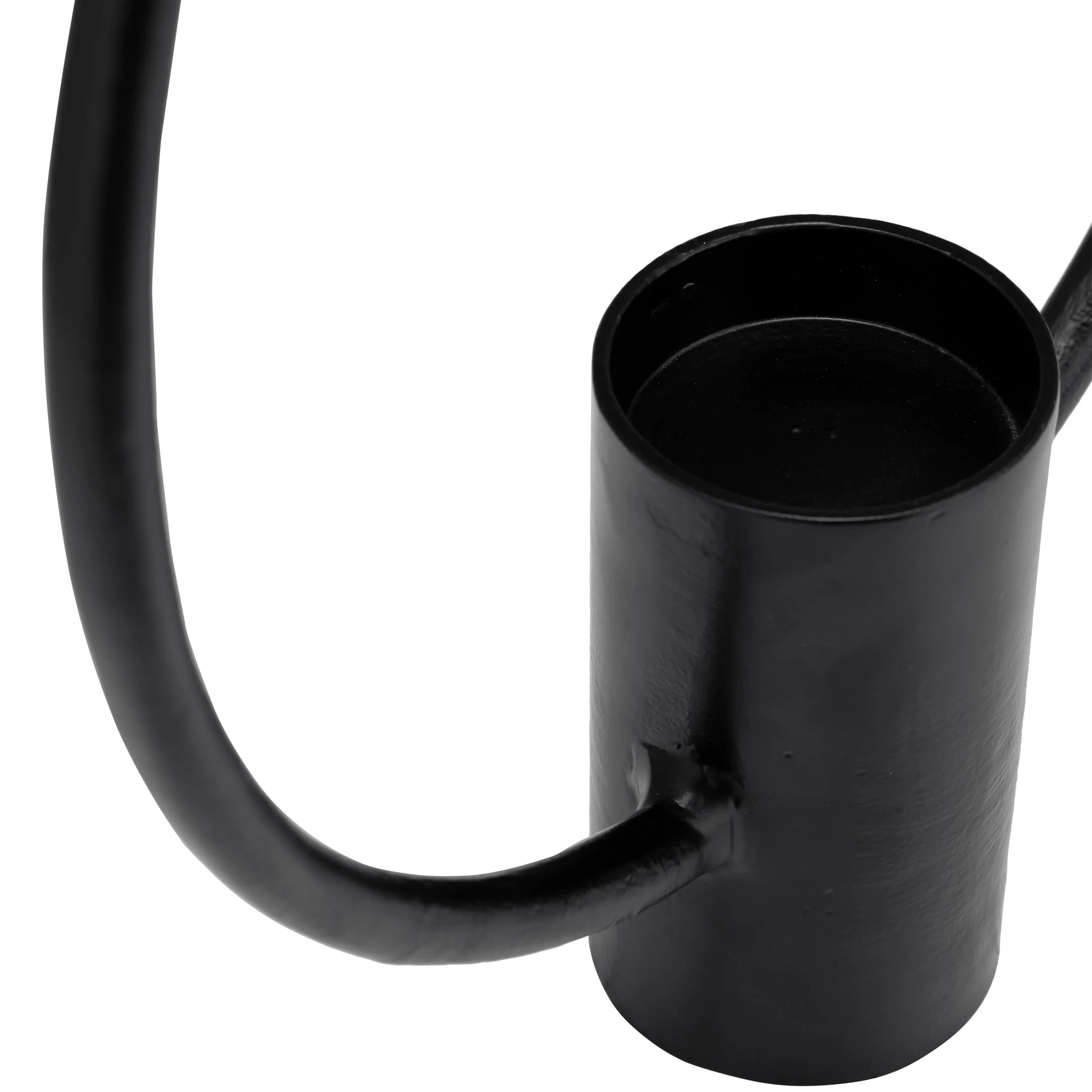 Metal, S/2, 13/19" Full Circle Tea Light Stand, Bk - Image 7