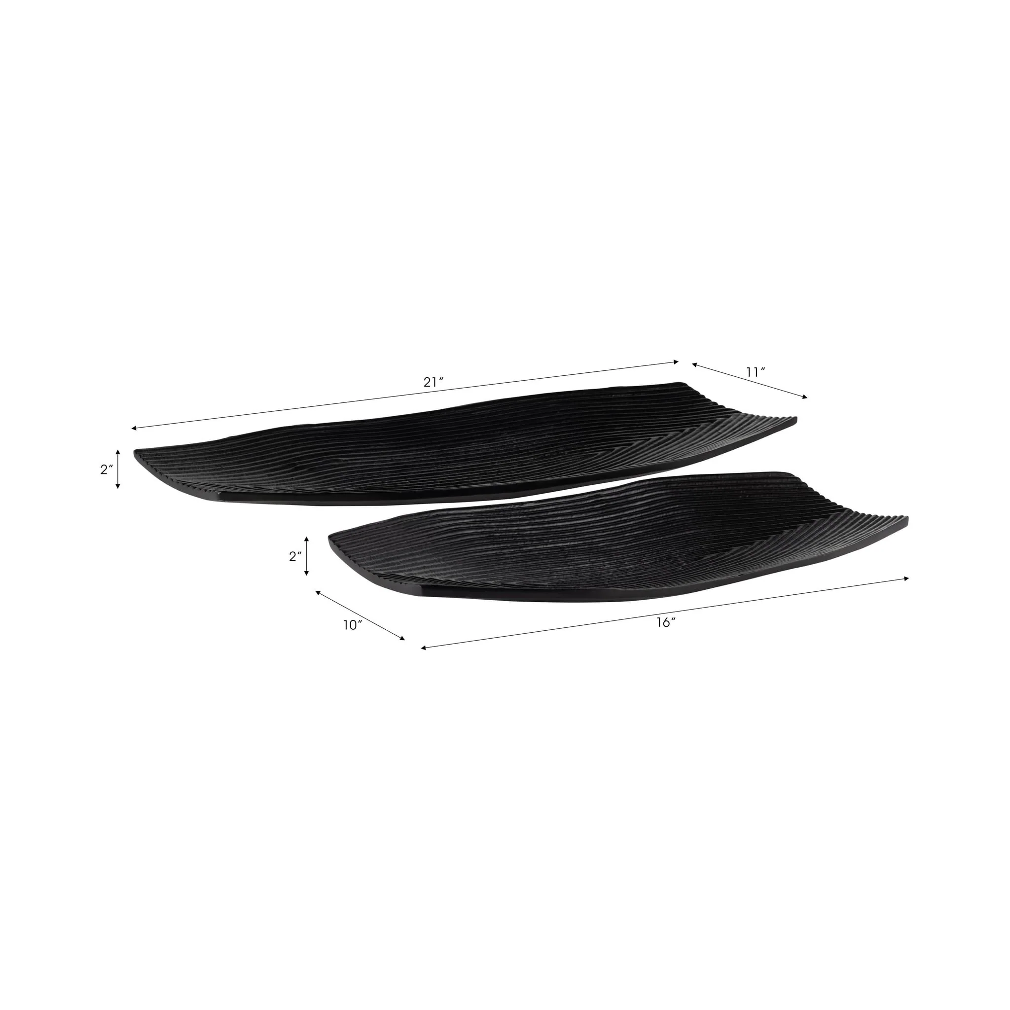Metal,s/2 16/21",geometric Disk Plate,black - Image 9