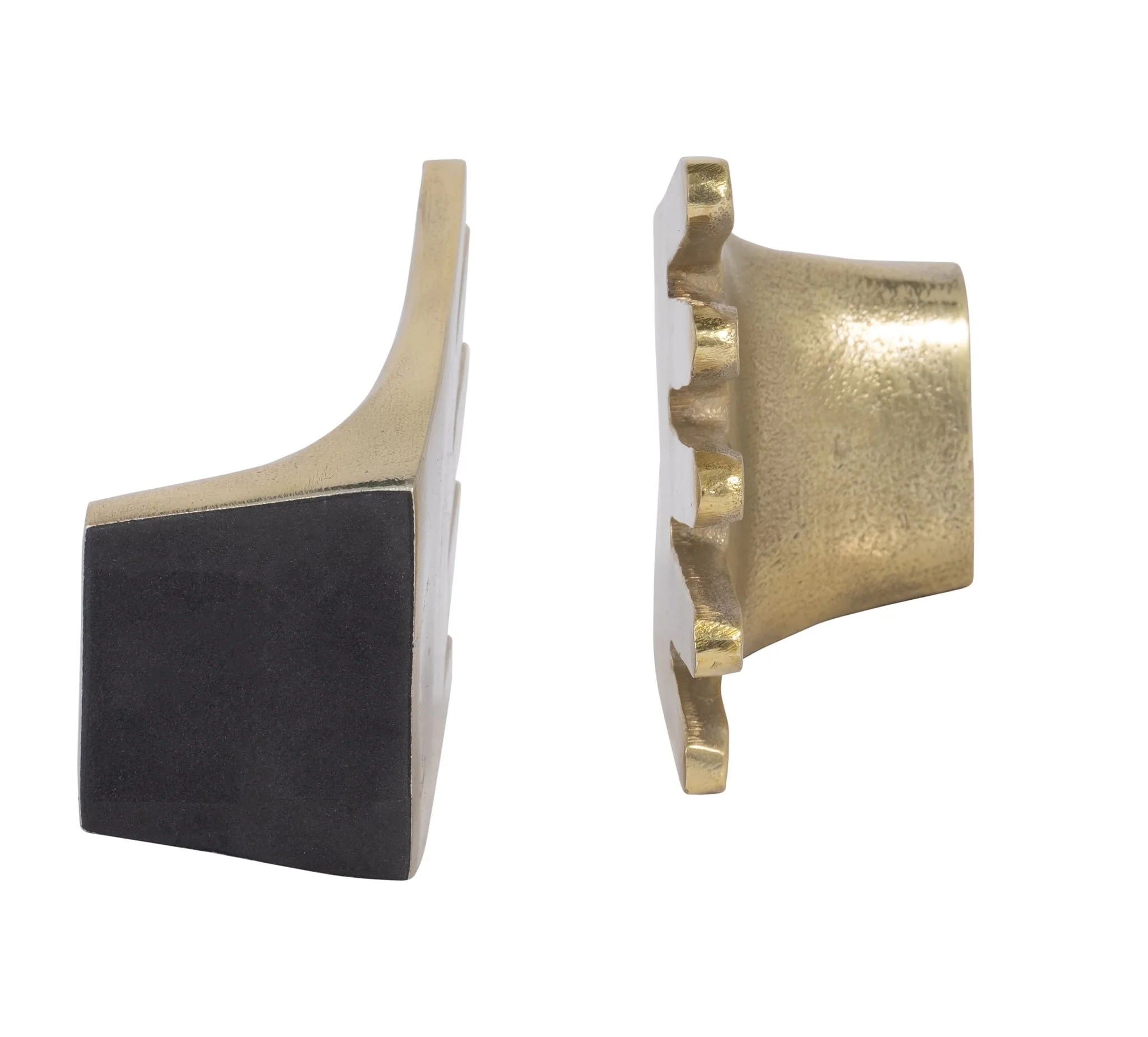 Metal, S/2 7" Hands Bookends, Gold - Image 6