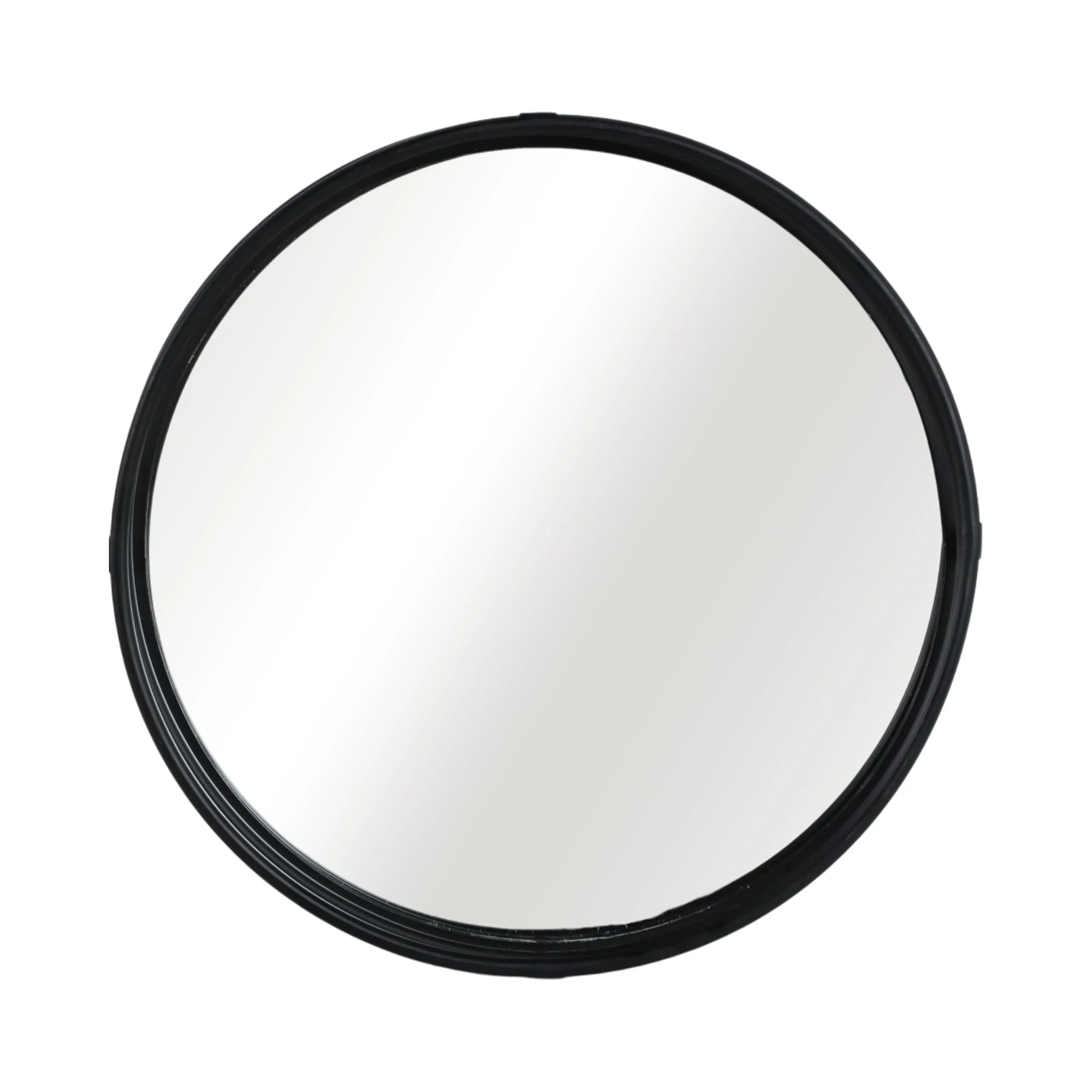 Metal, S/3 14/16/18" Round Mirrored Trays, Black - Image 6