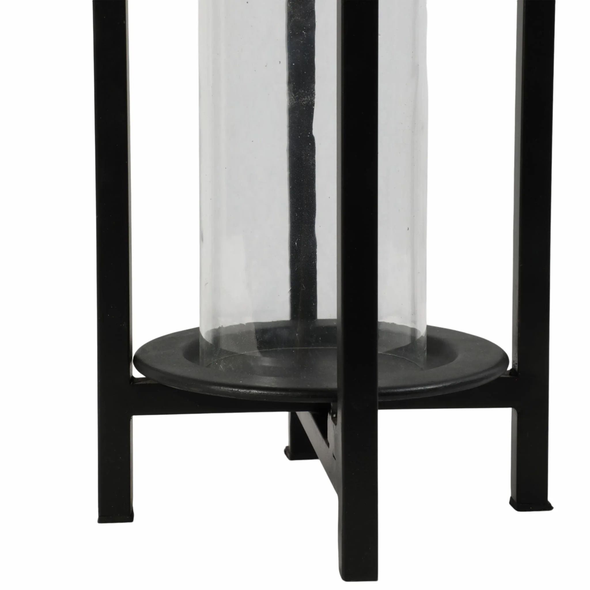Metal, S/3 19/24/32"h Round Open Lanterns, Black - Image 4