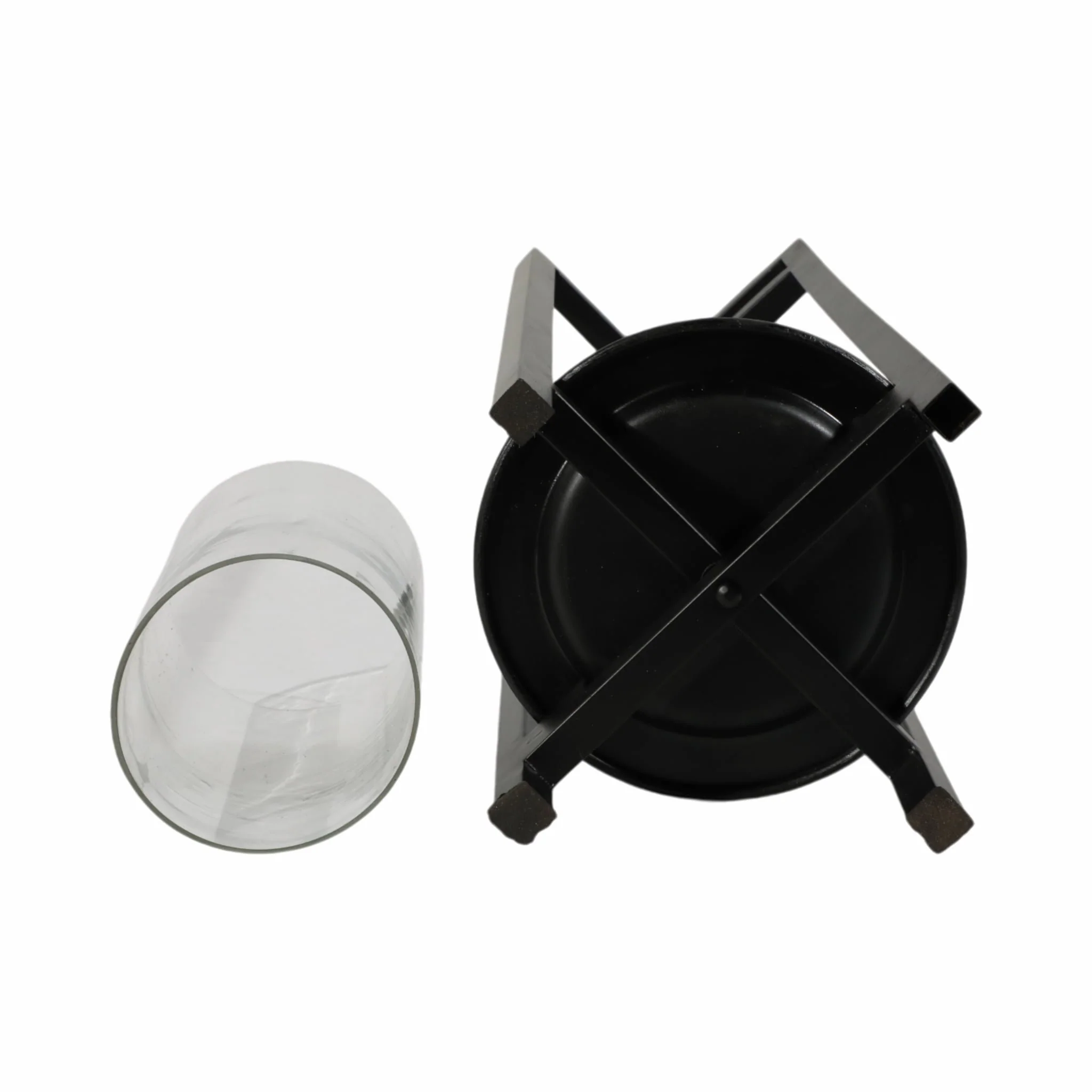 Metal, S/3 19/24/32"h Round Open Lanterns, Black - Image 6