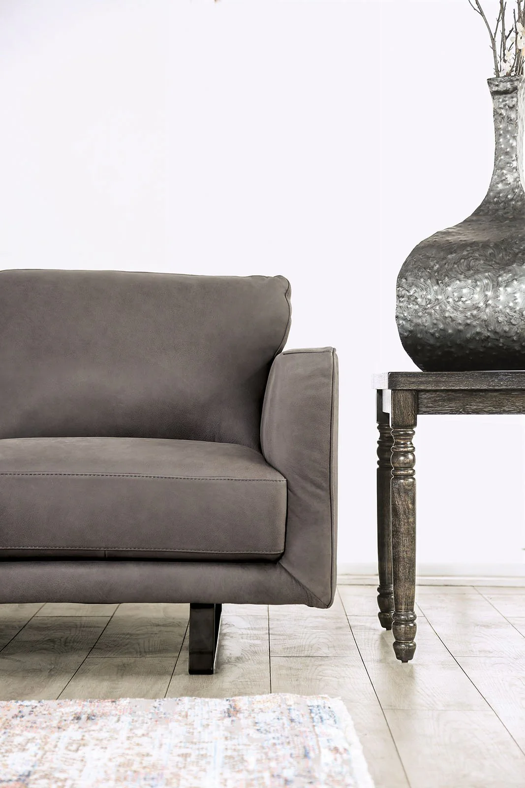 Mezzanotte Loveseat, Gray - Image 4