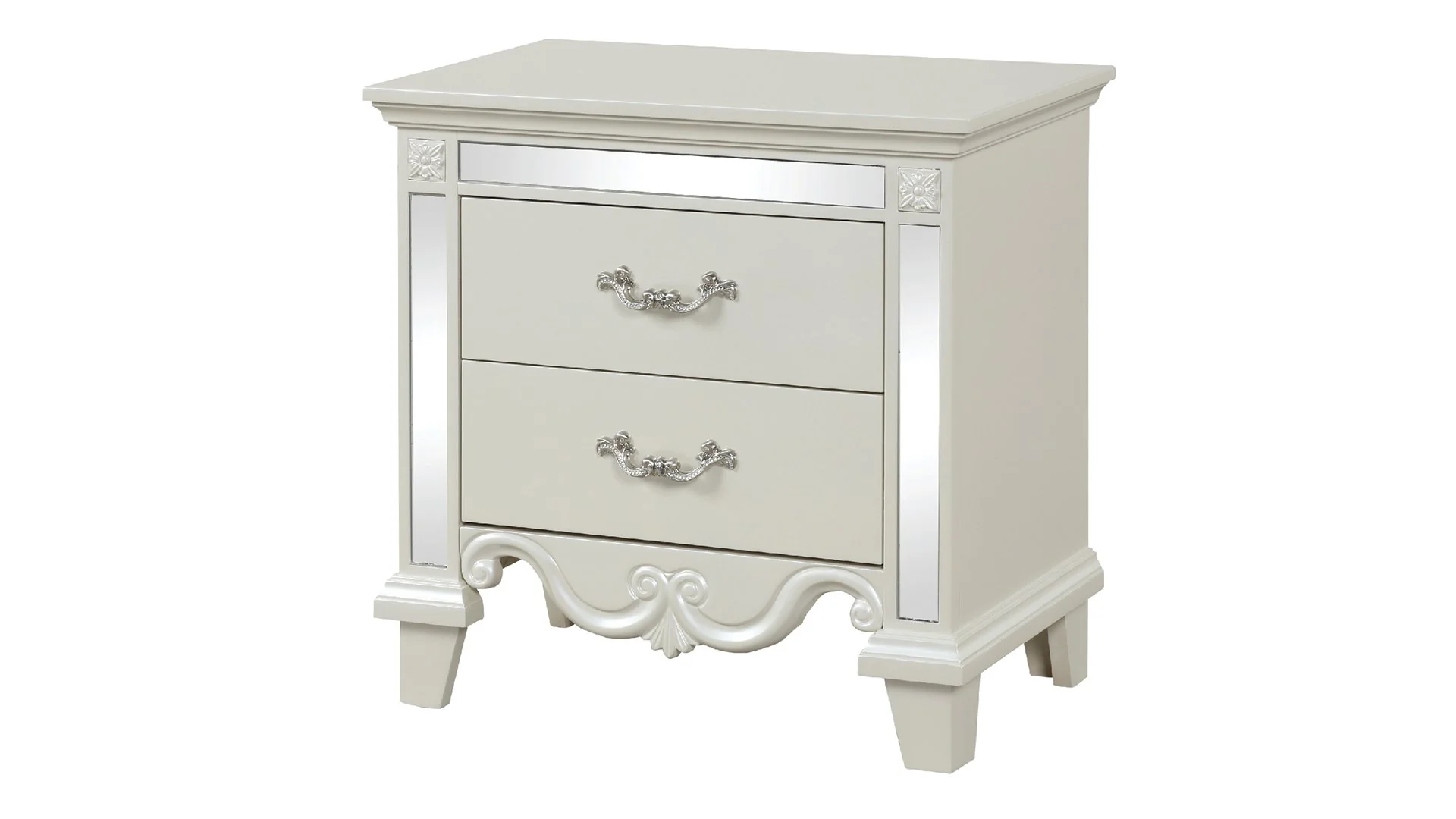 Milan King 4 Pc Bedroom Set White - Image 14