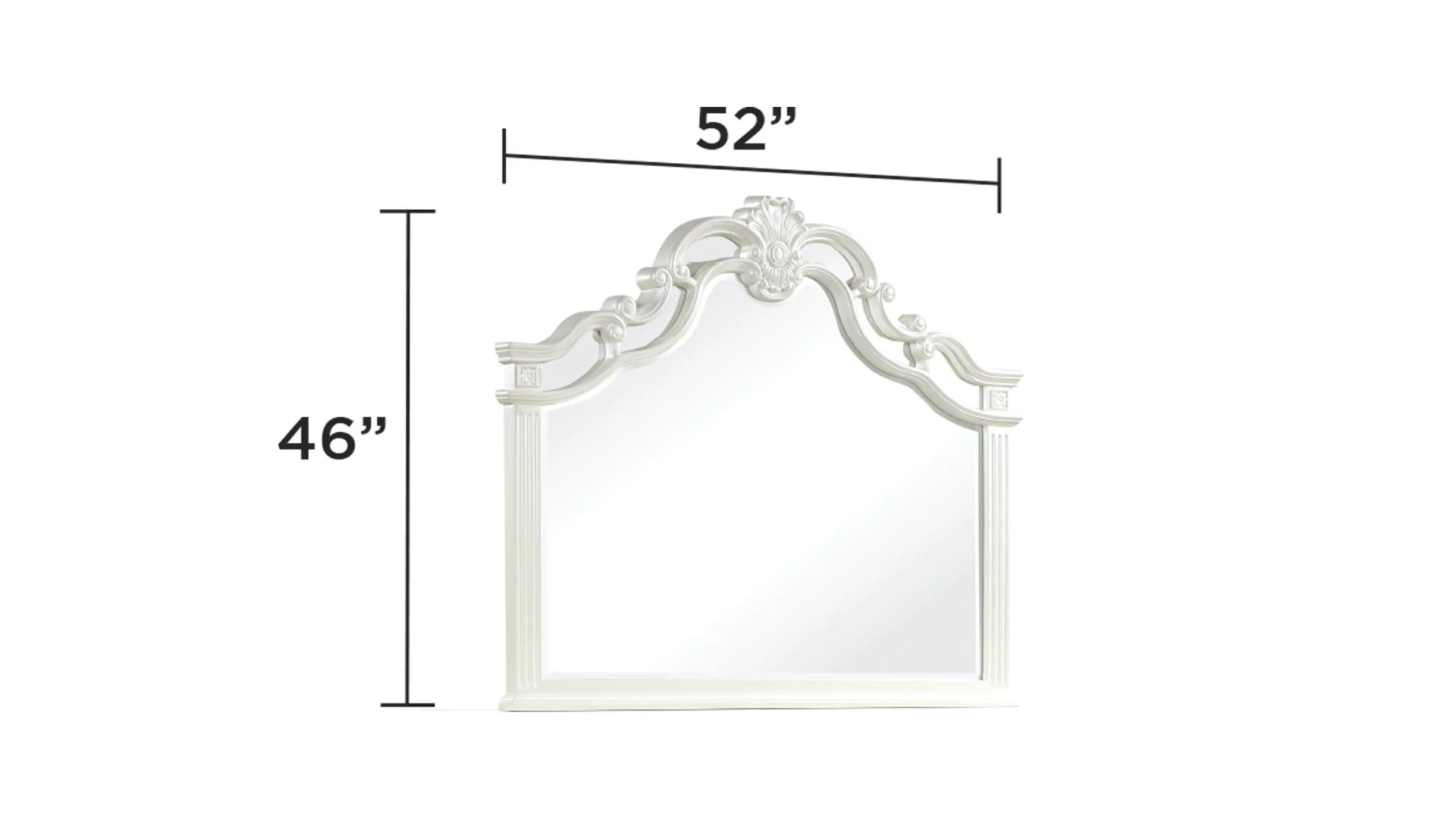 Milan Mirror White - Image 4