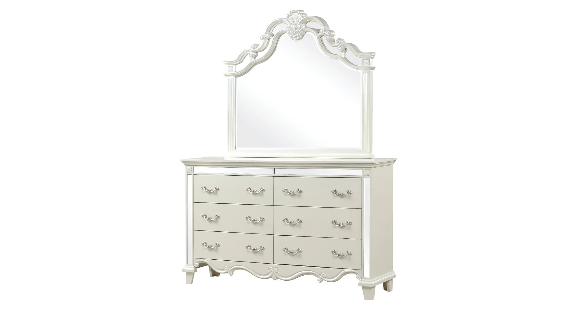 Milan Queen 5 Pc Bedroom Set White - Image 11