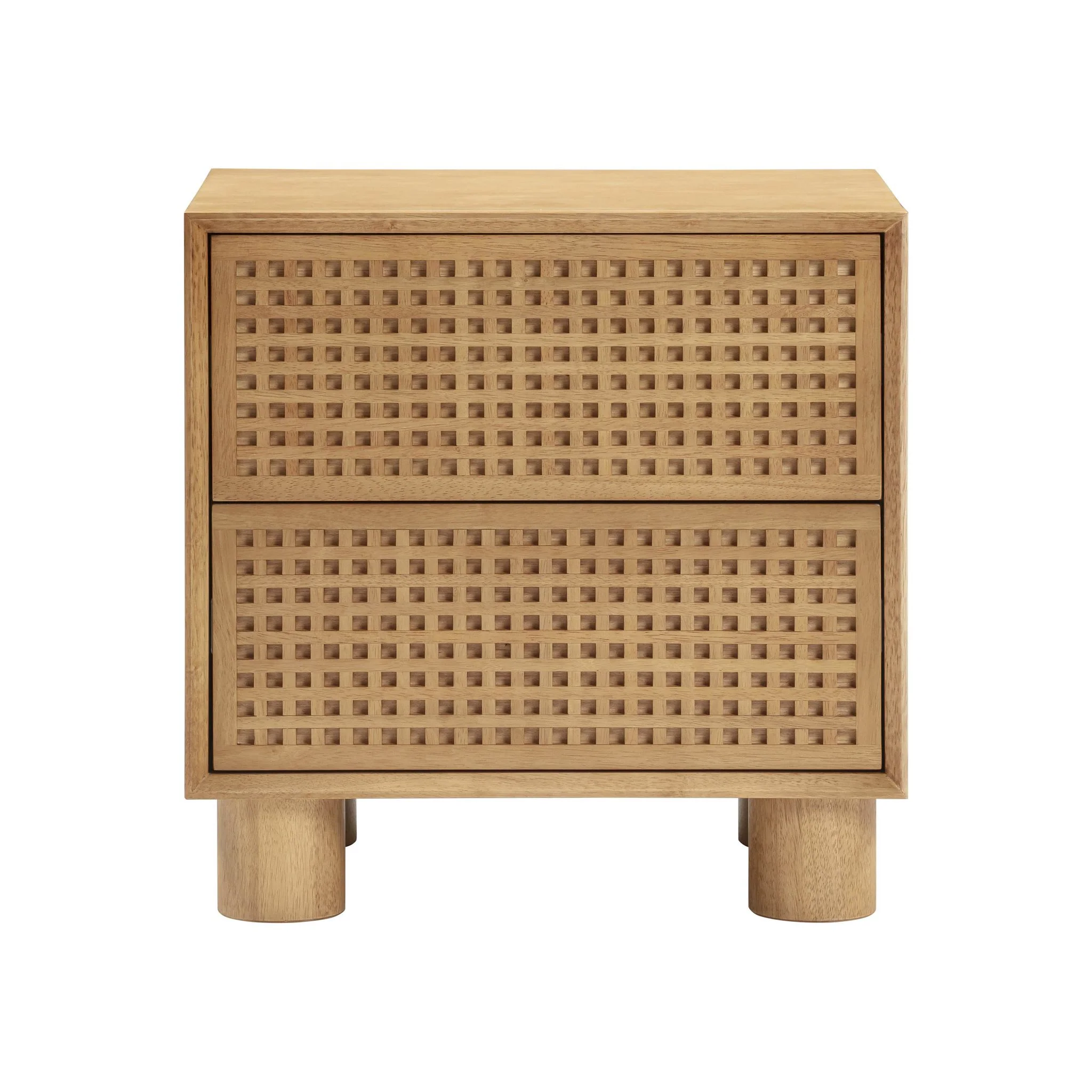 Miles Natural Wood Nightstand - Image 3