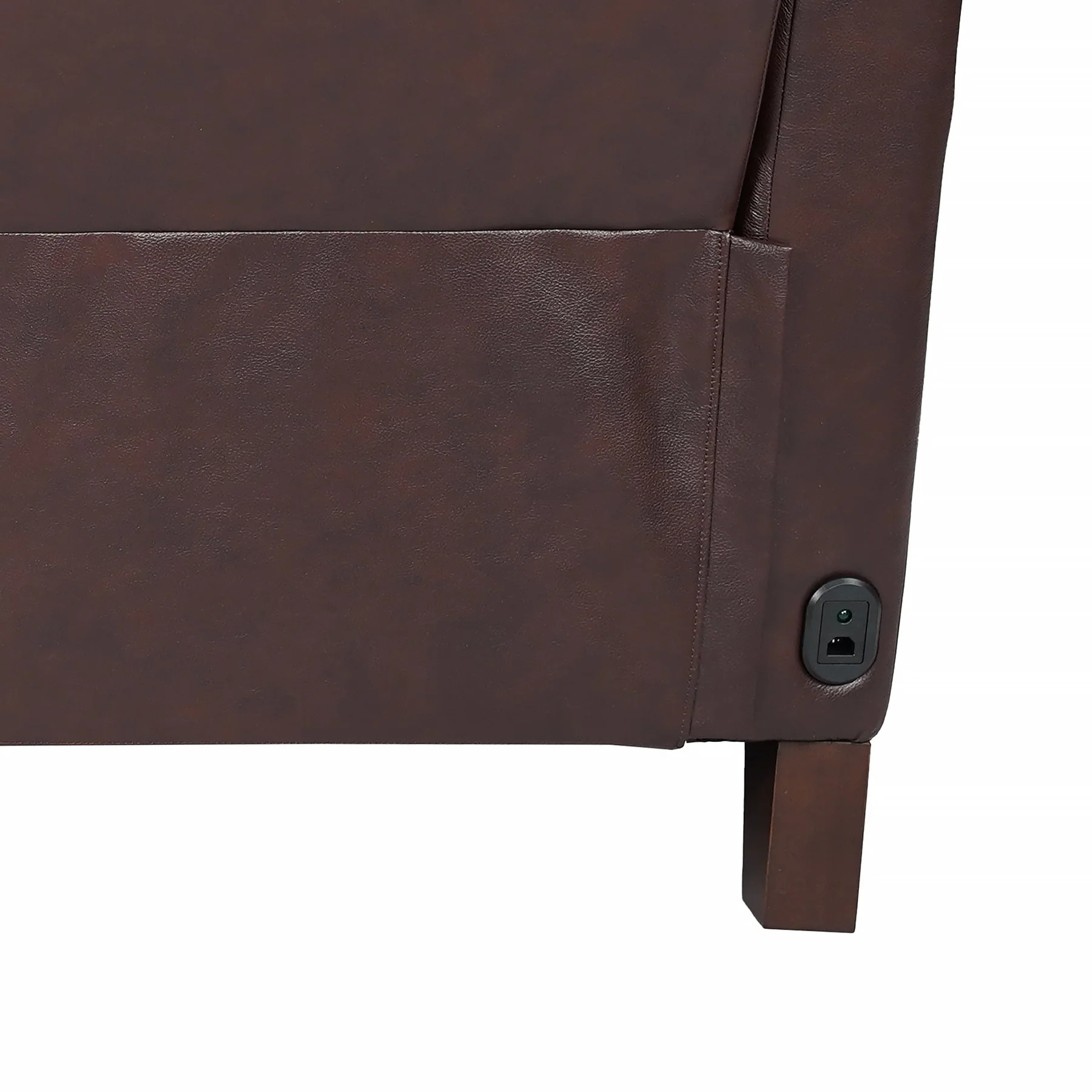 Milos 83" Zero Gravity Power Reclining Sofa in Chocolate Leather - Image 10