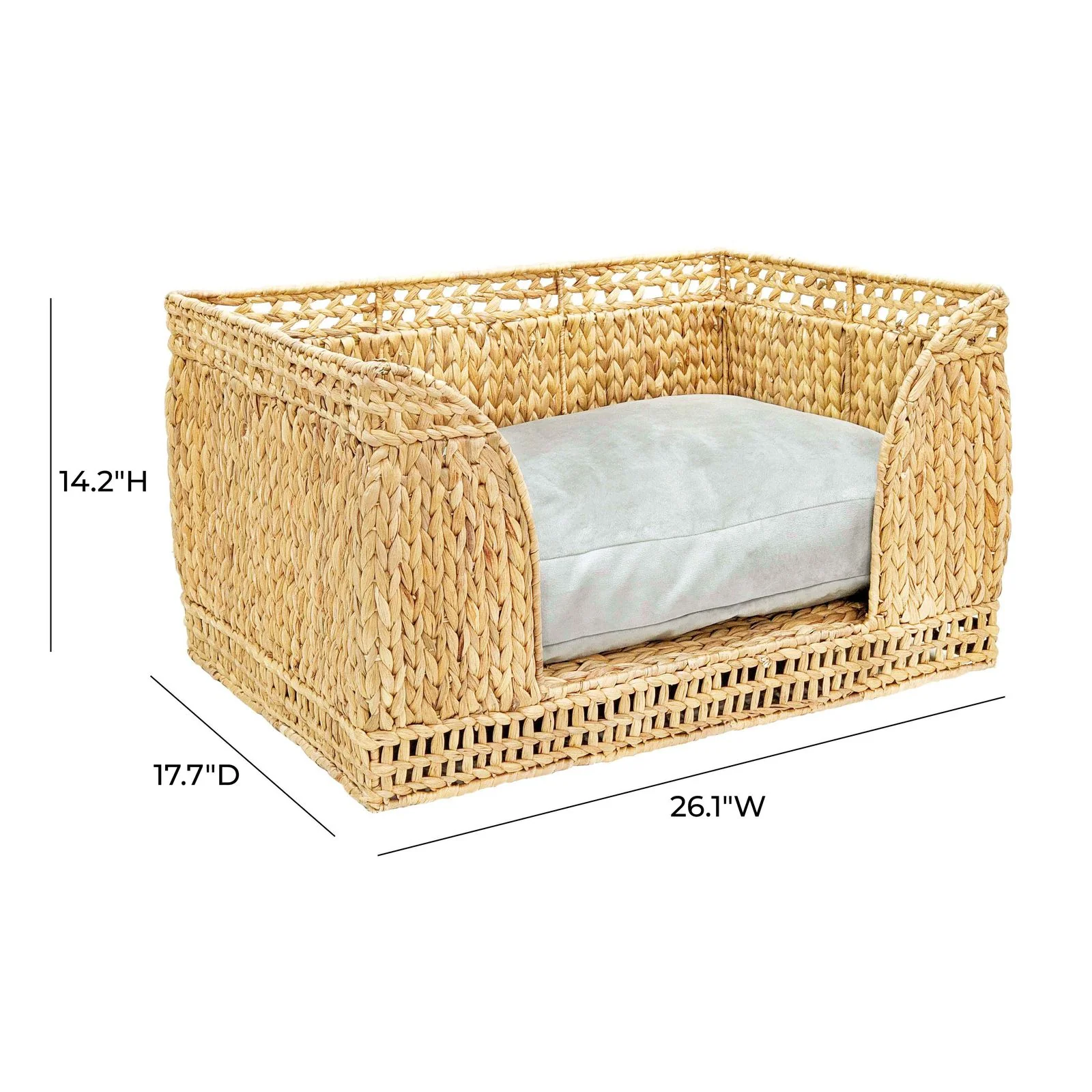 Milou Natural Rattan Small Pet Bed - Image 5
