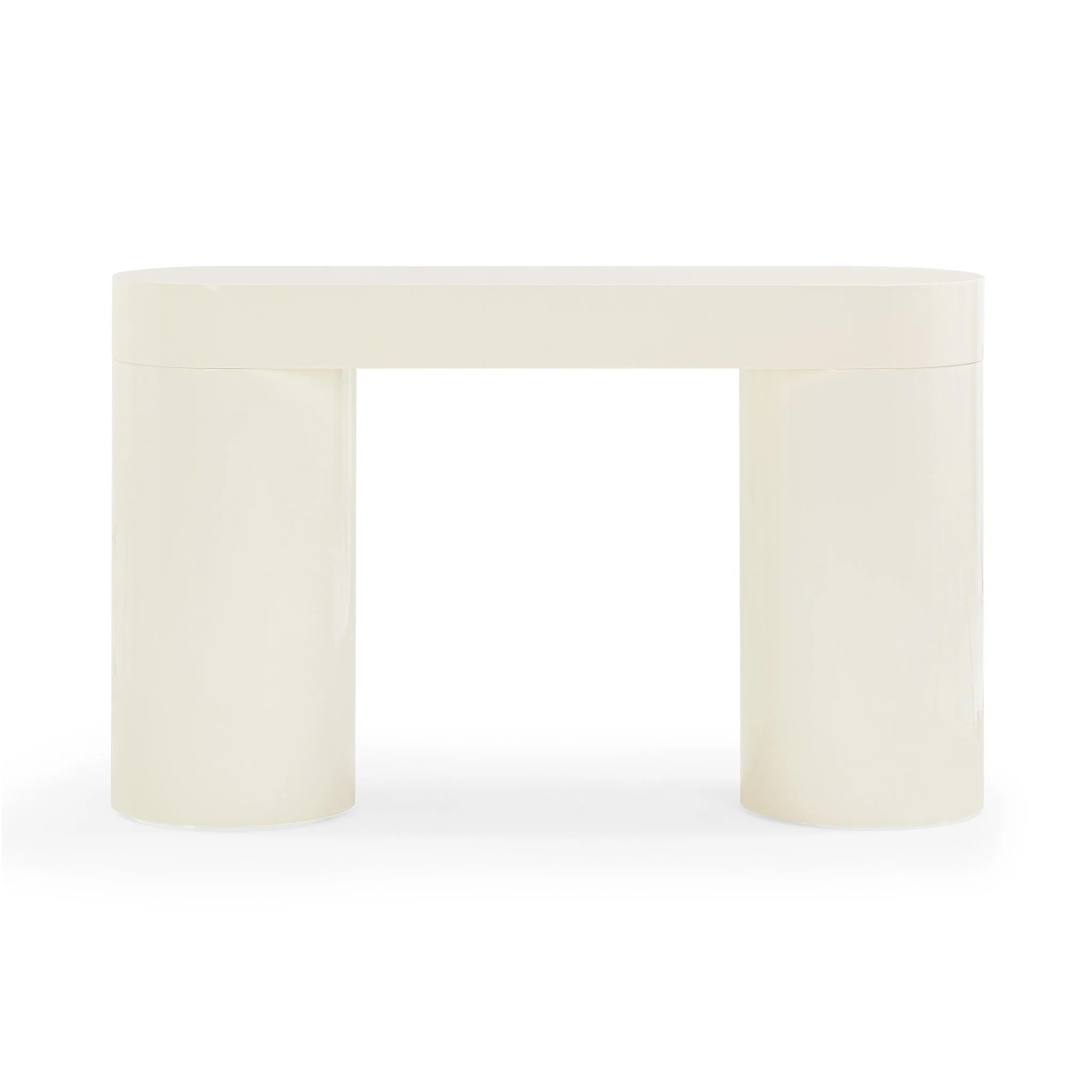 Mira Cream High Gloss Console Table - Image 6
