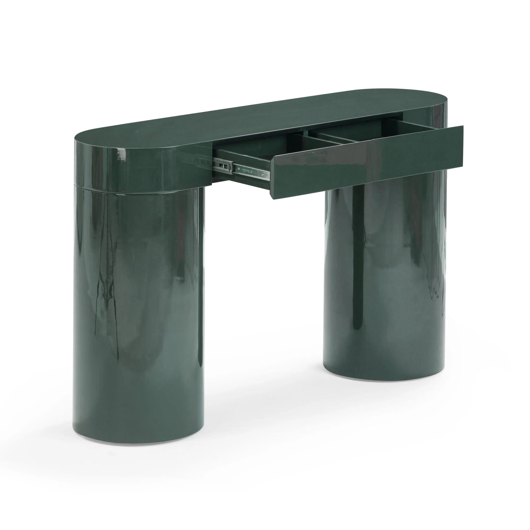 Mira Deep Green High Gloss Console Table - Image 4
