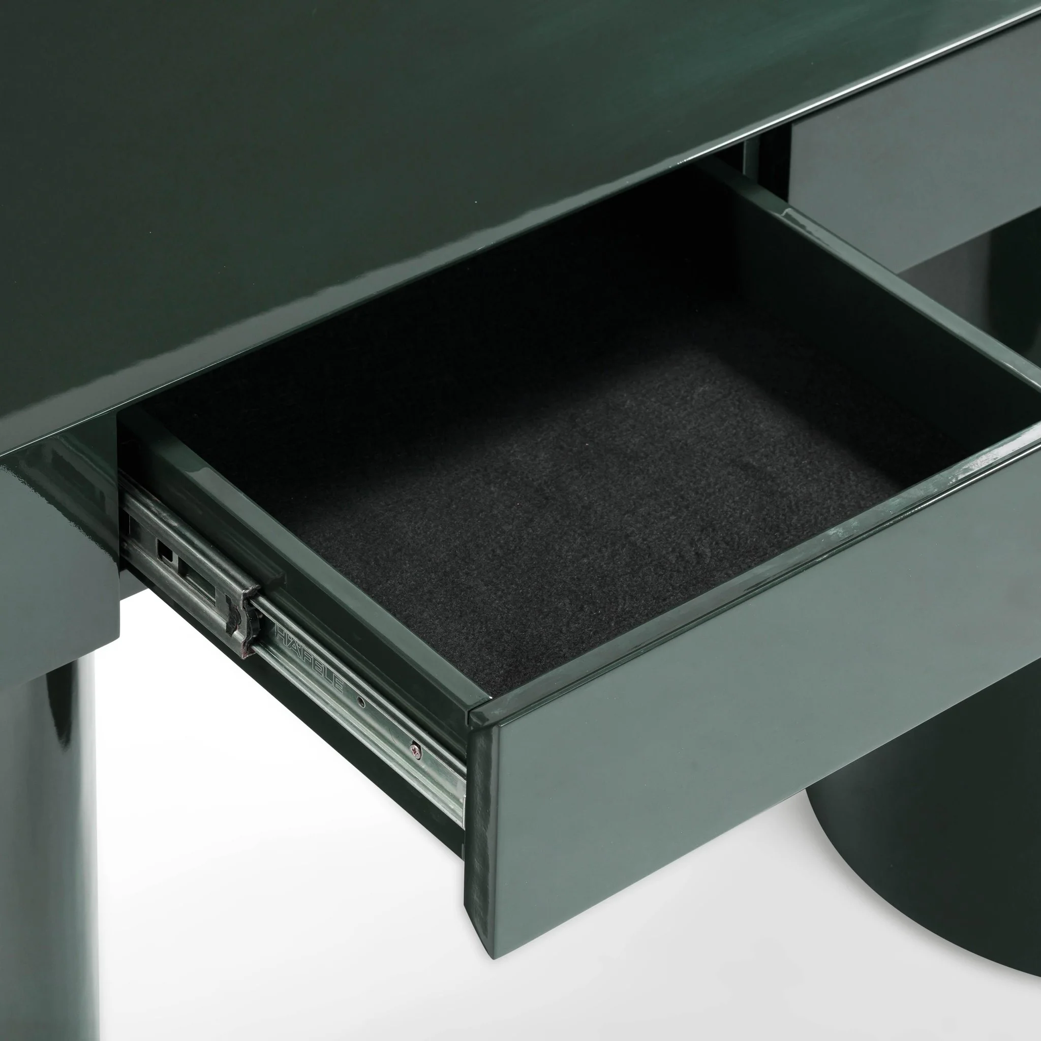 Mira Deep Green High Gloss Console Table - Image 8