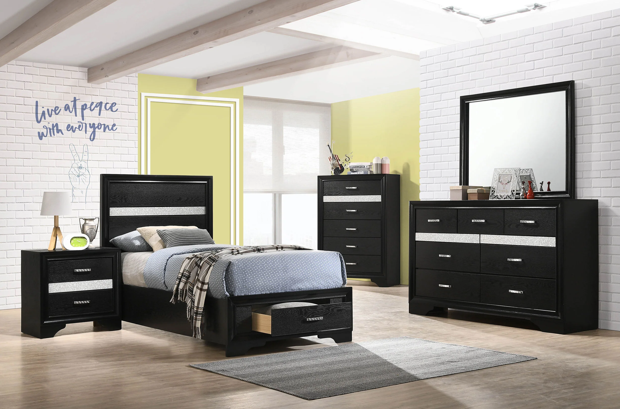 Miranda Panel Platform Storage Bed - Image 109