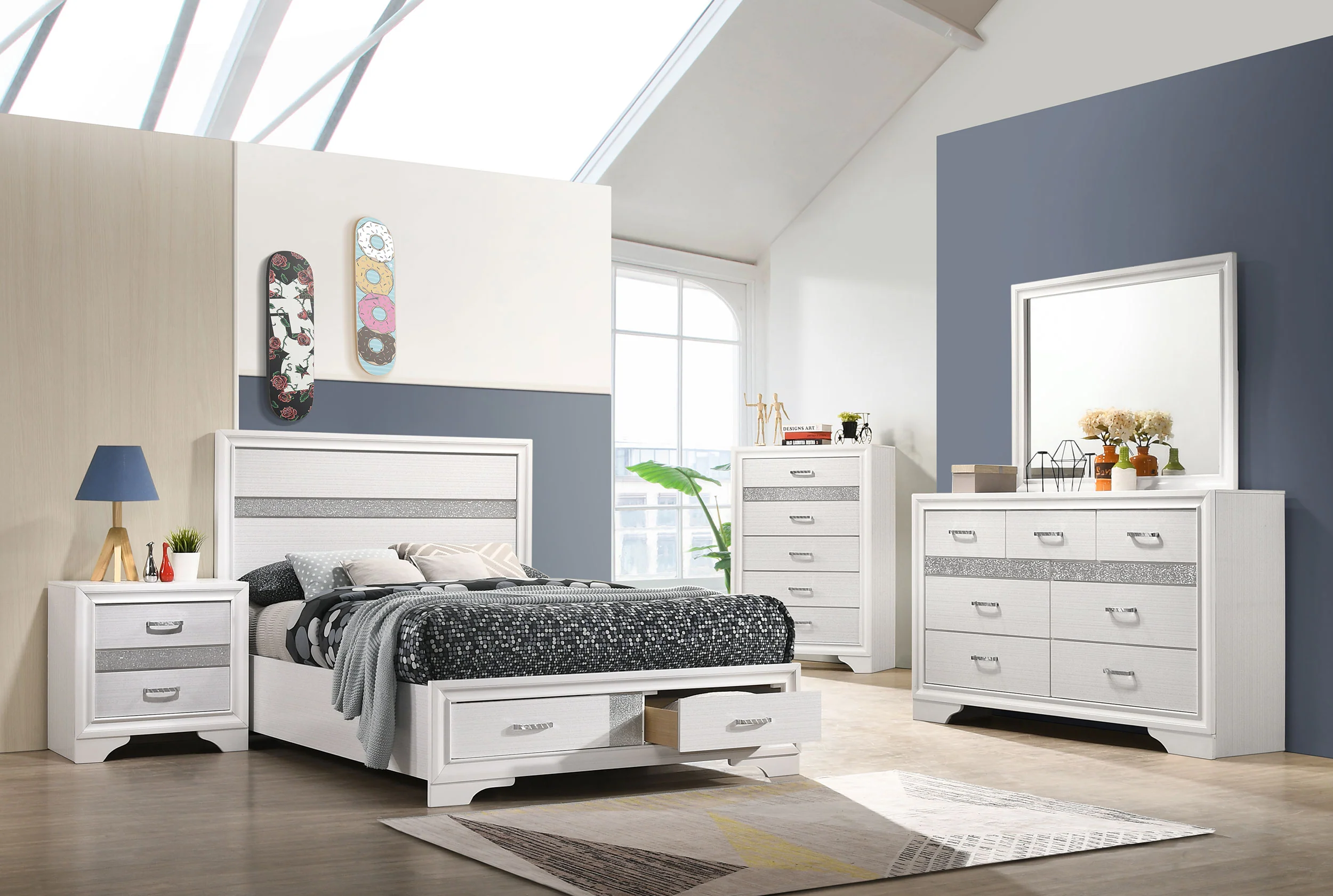 Miranda Panel Platform Storage Bed - Image 39