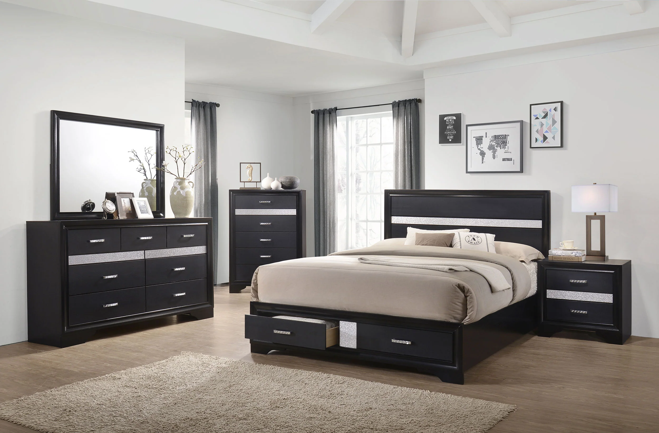 Miranda Panel Platform Storage Bed - Image 71