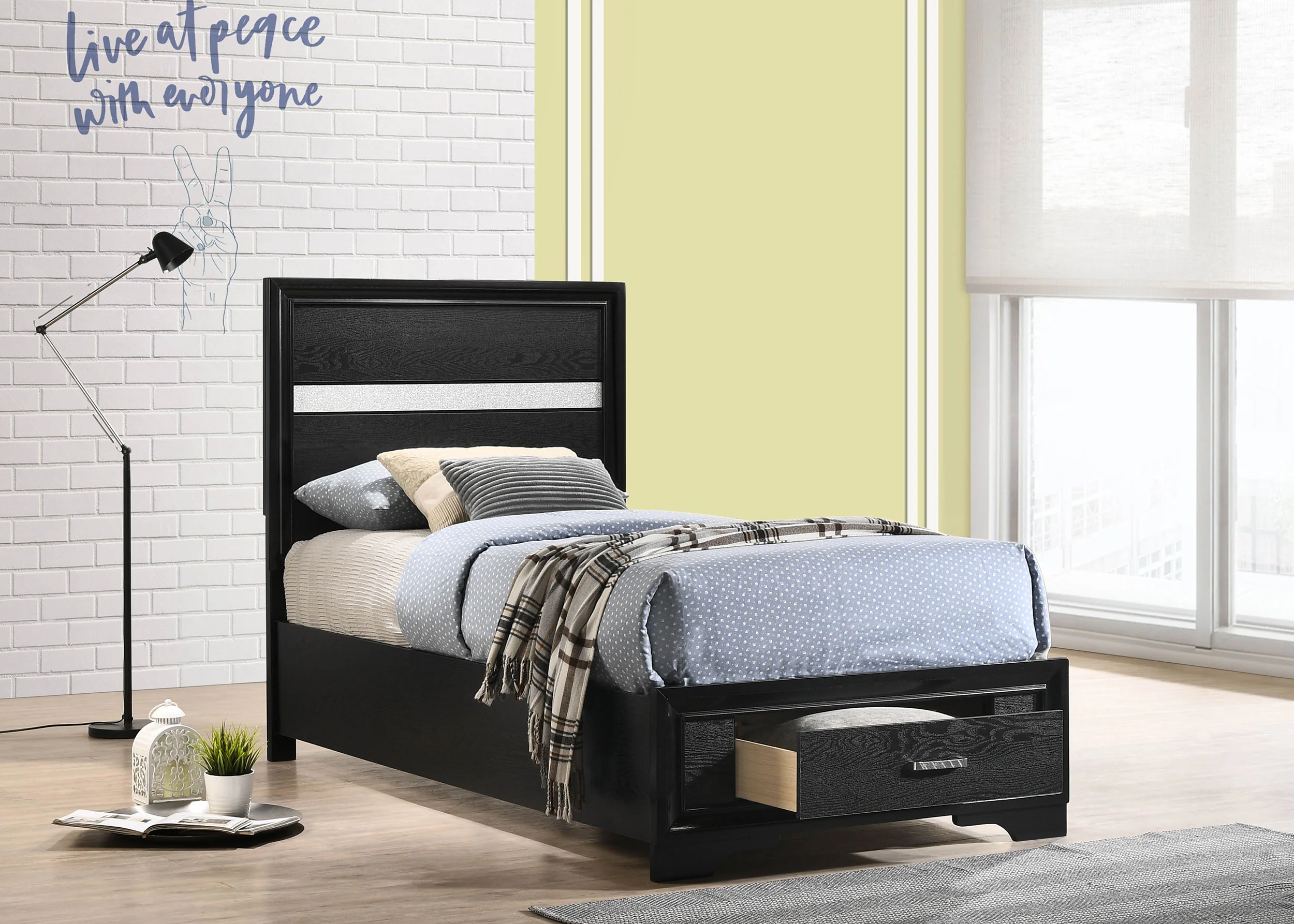 Miranda Panel Platform Storage Bed - Image 97