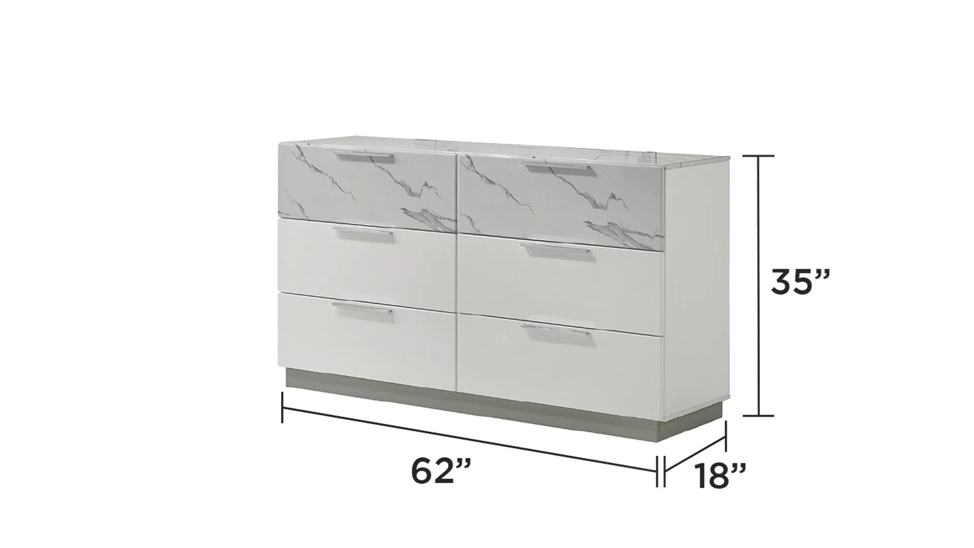 Mist Dresser White - Image 6