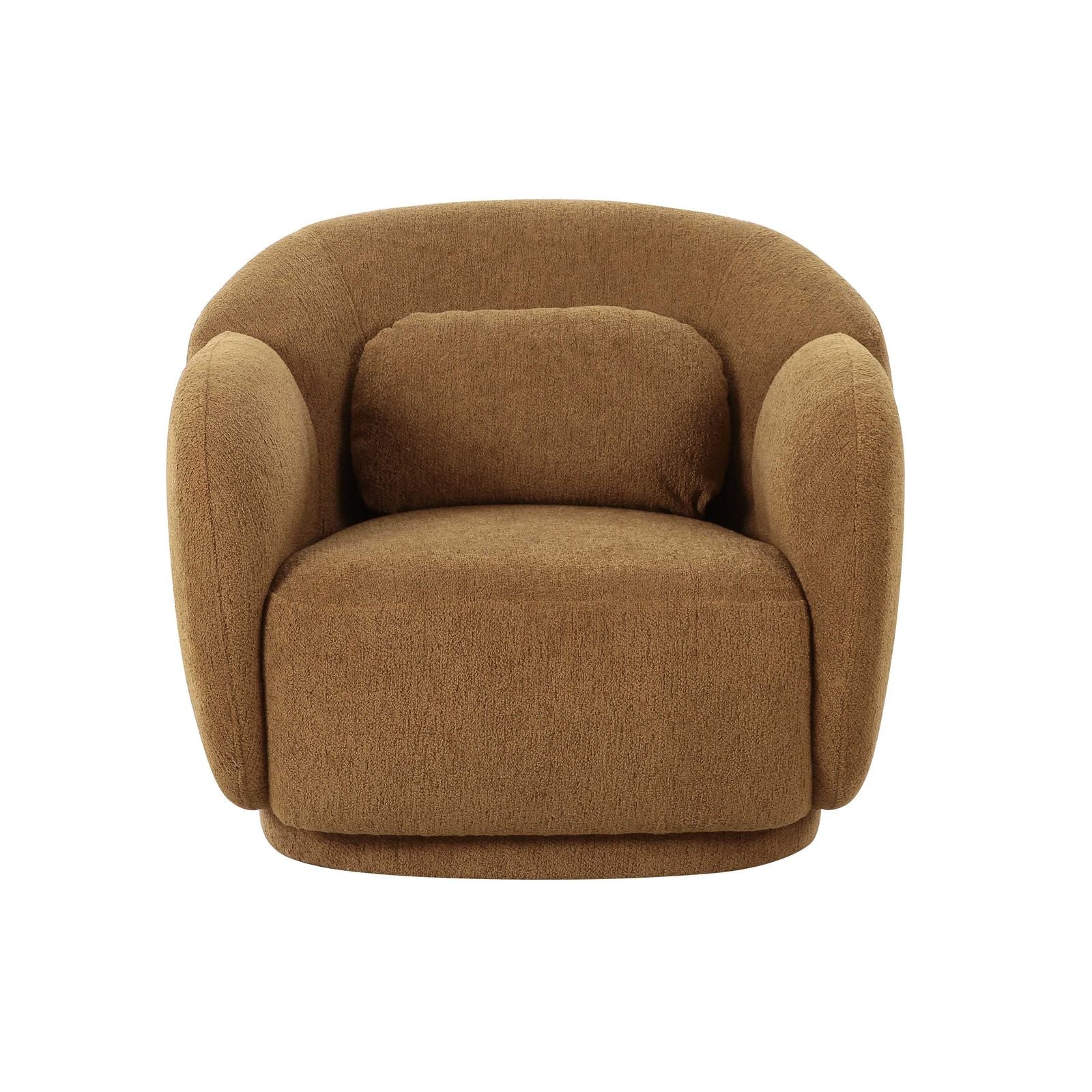 Misty Brown Boucle Accent Chair - Image 2
