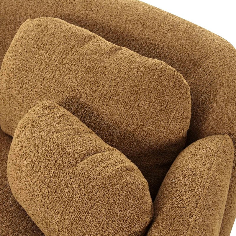 Misty Brown Boucle Sofa - Image 5
