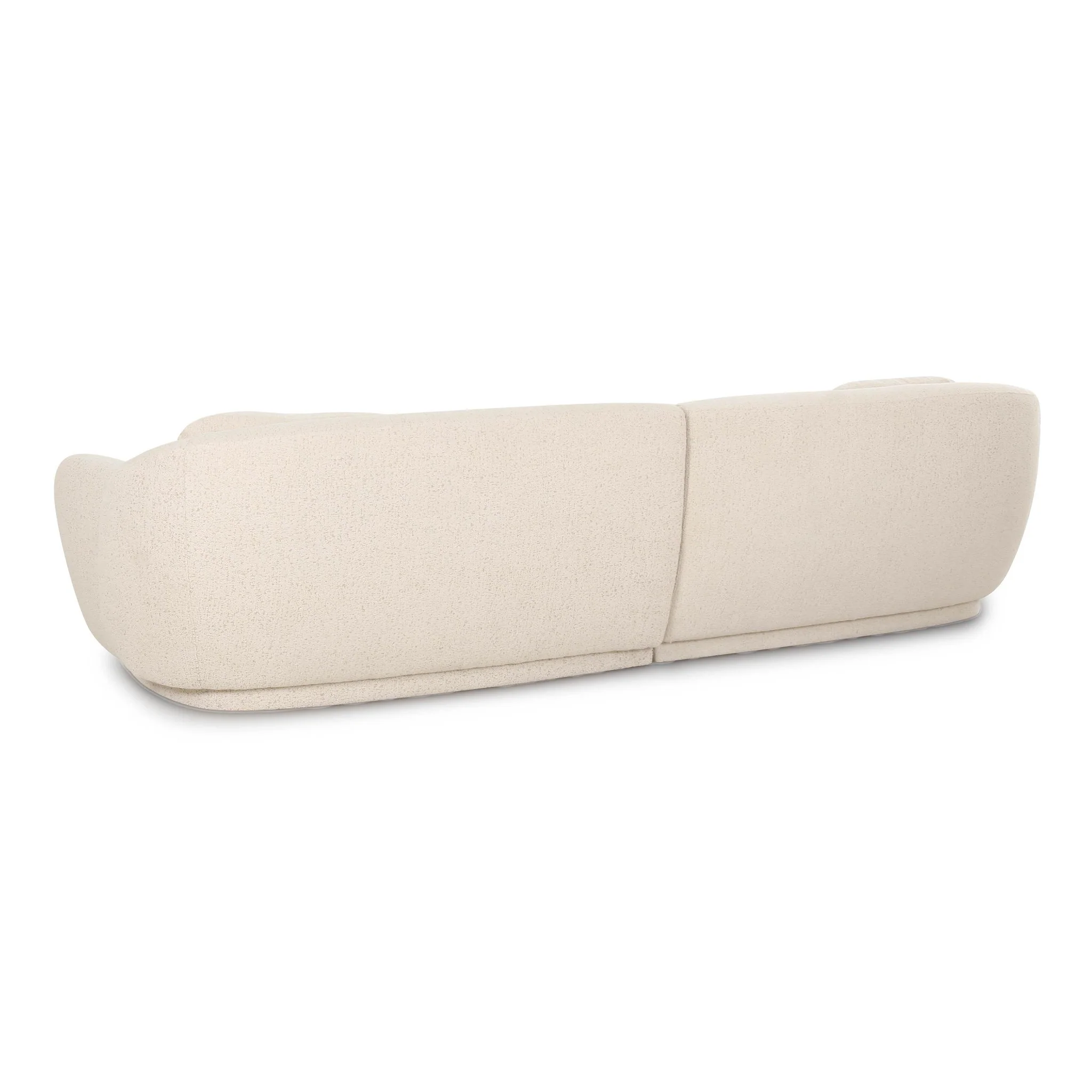 Misty Cream Boucle Modular 4-Seater Sofa - Image 4